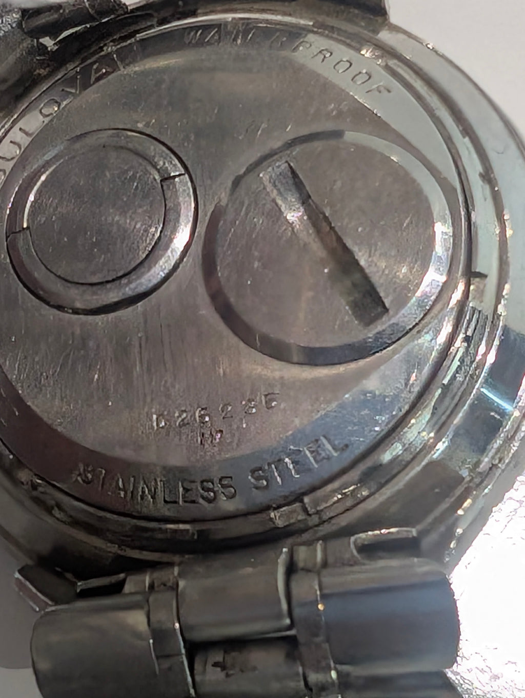 1967 Bulova Accutron Astronaut M7 GMT 214 Stainless Steel Watch Tuning Fork Movement - Works Rare