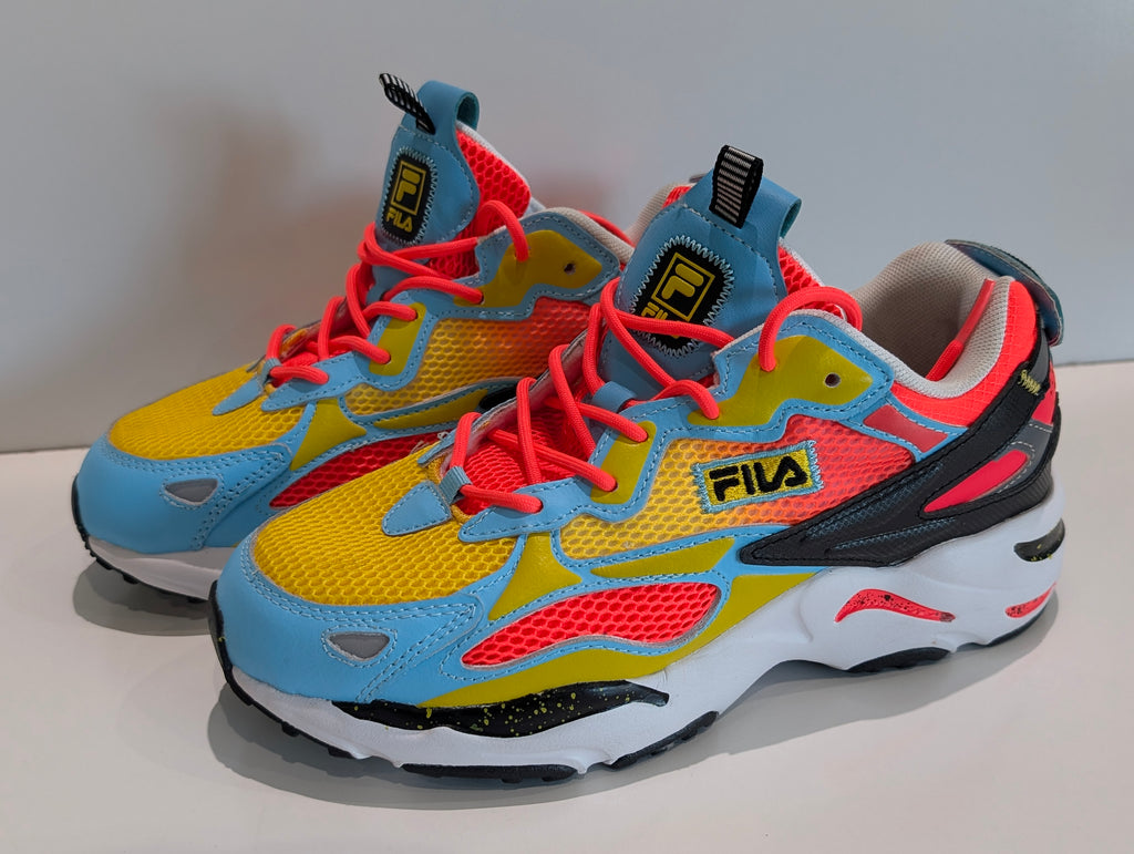 FILA Ray Tracer 5RM01976-693 Neon Colorway Mens Size 10 Sneakers