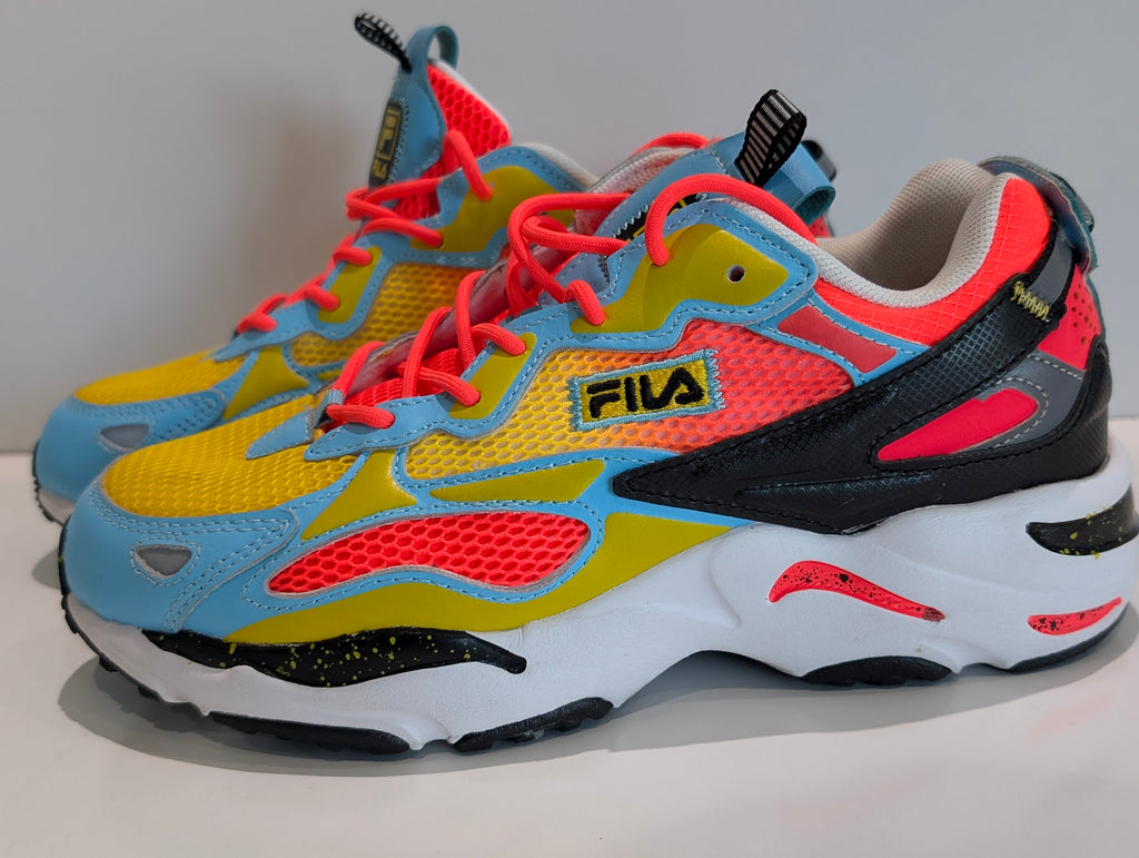 FILA Ray Tracer 5RM01976-693 Neon Colorway Mens Size 10 Sneakers