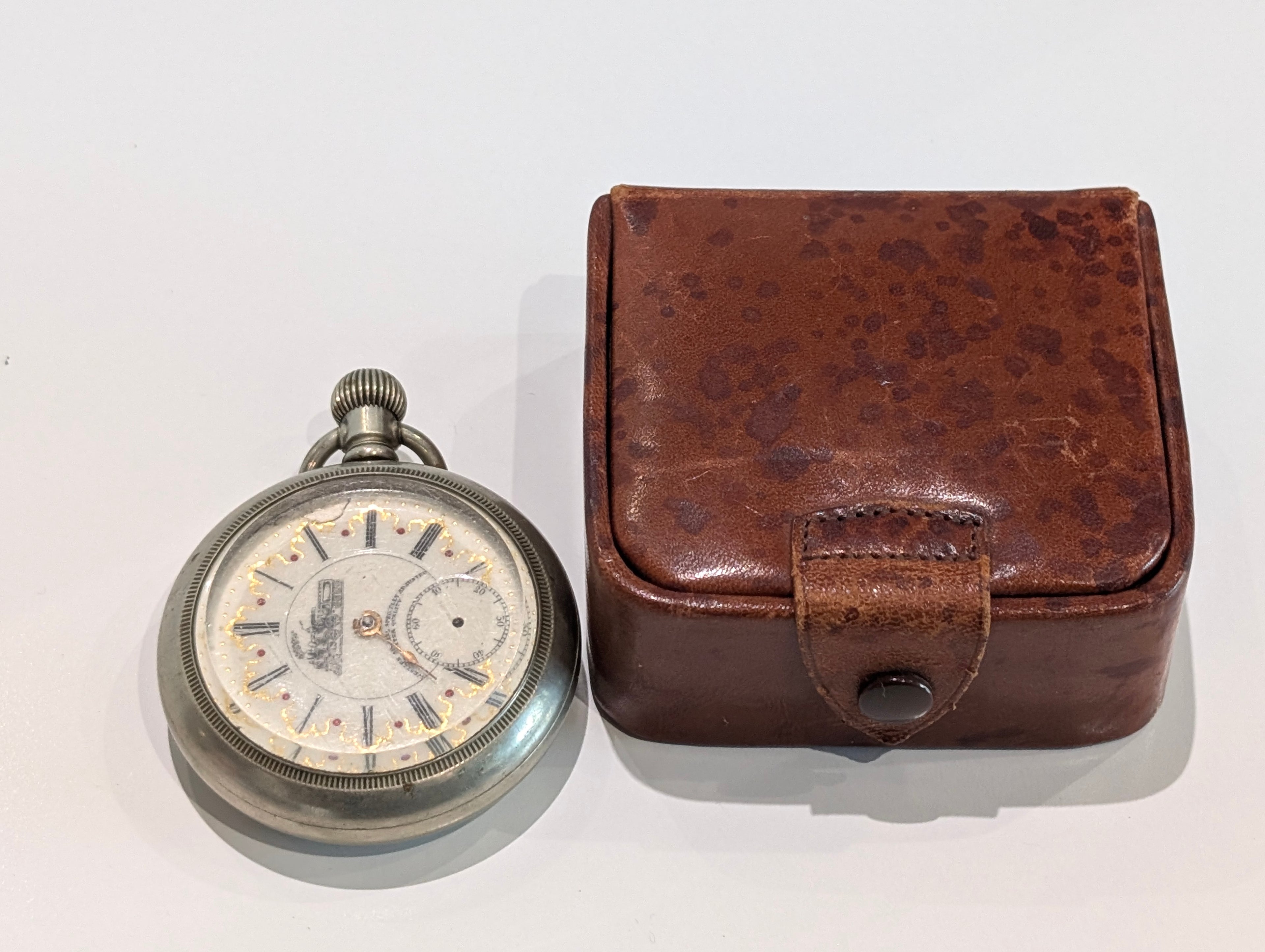Antique Western Special Extra Quality Adjusted Pocket Watch Non Running