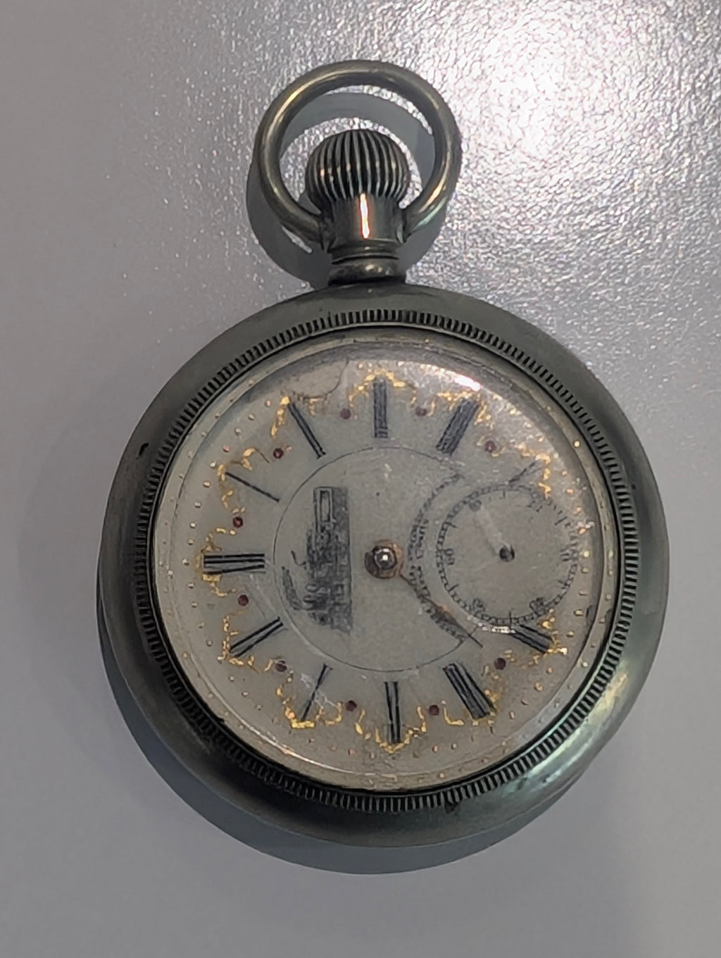 Antique Western Special Extra Quality Adjusted Pocket Watch Non Running