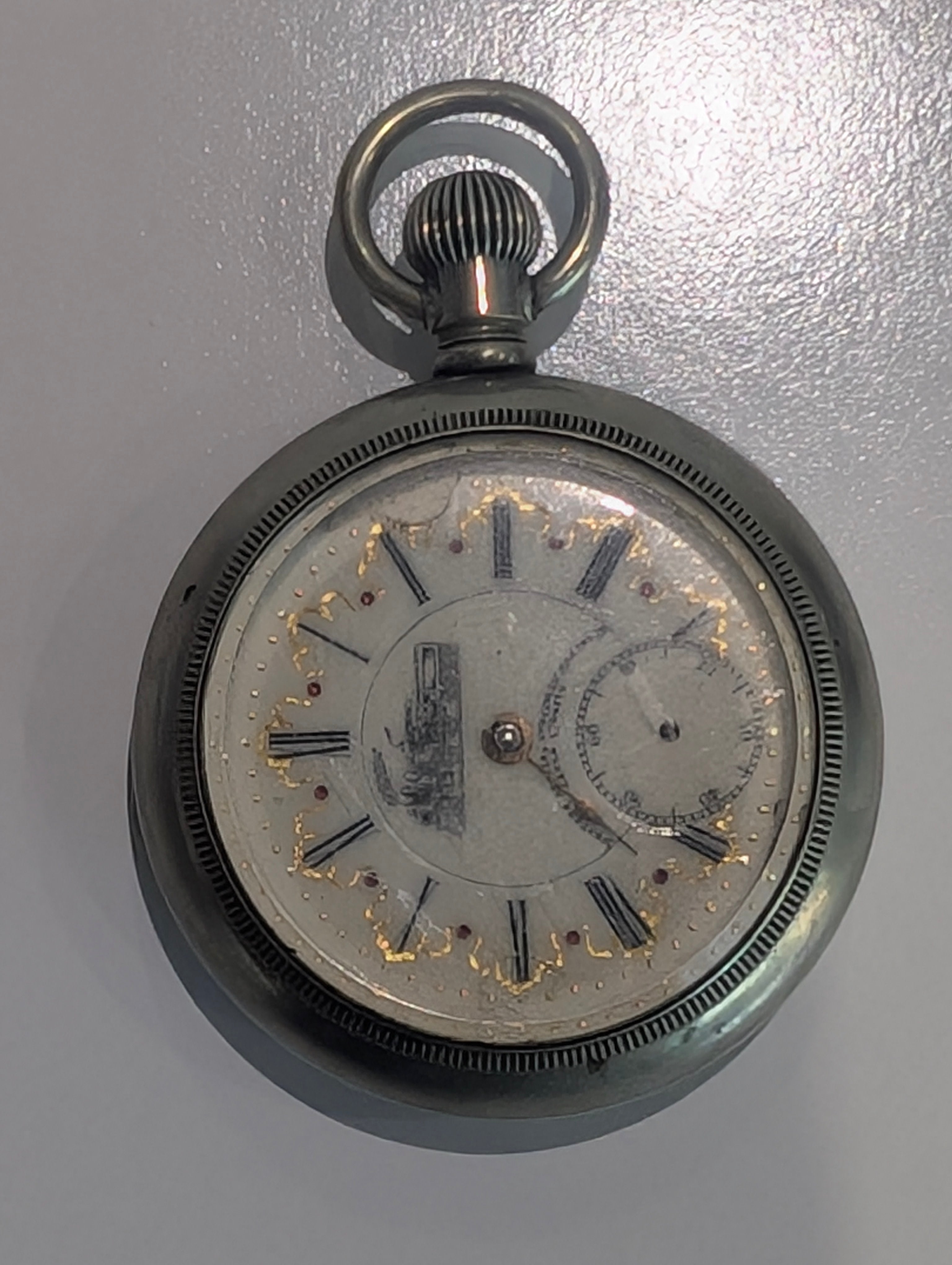 Antique Western Special Extra Quality Adjusted Pocket Watch Non Running