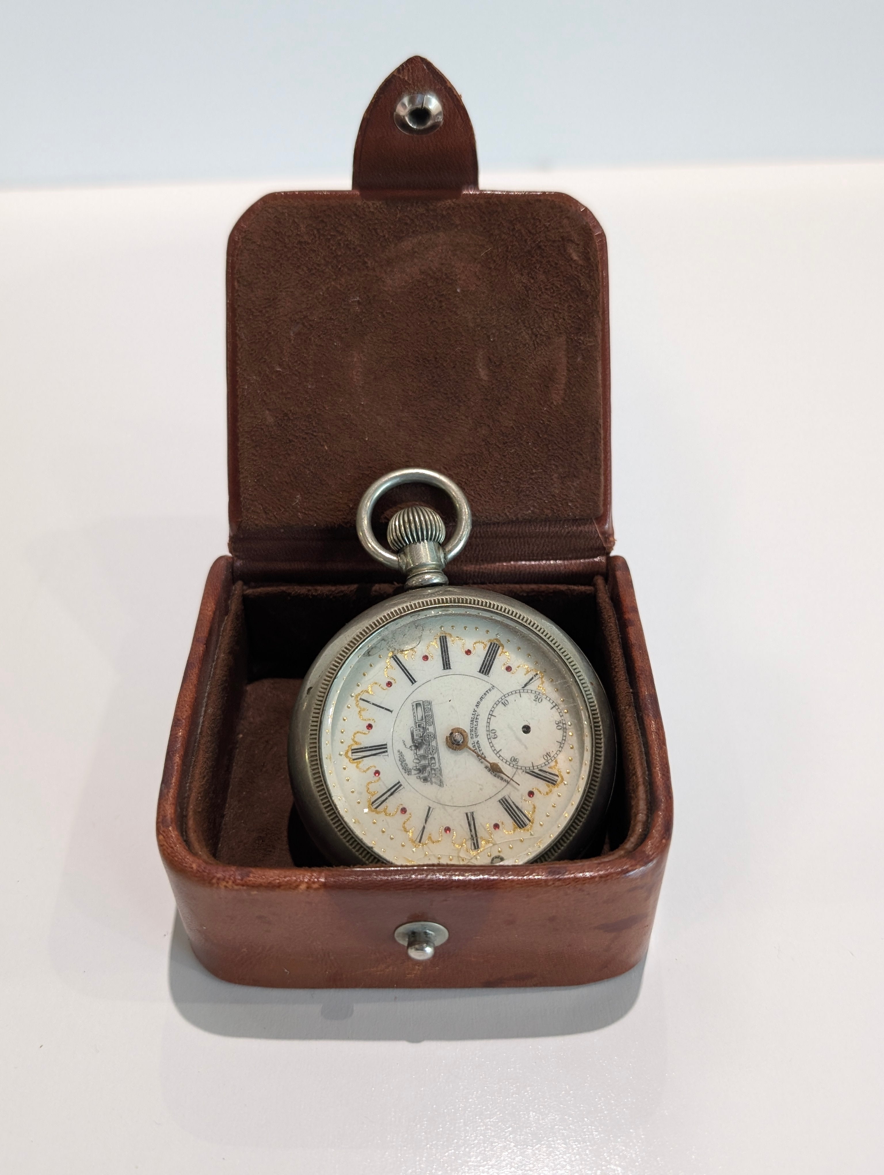 Antique Western Special Extra Quality Adjusted Pocket Watch Non Running