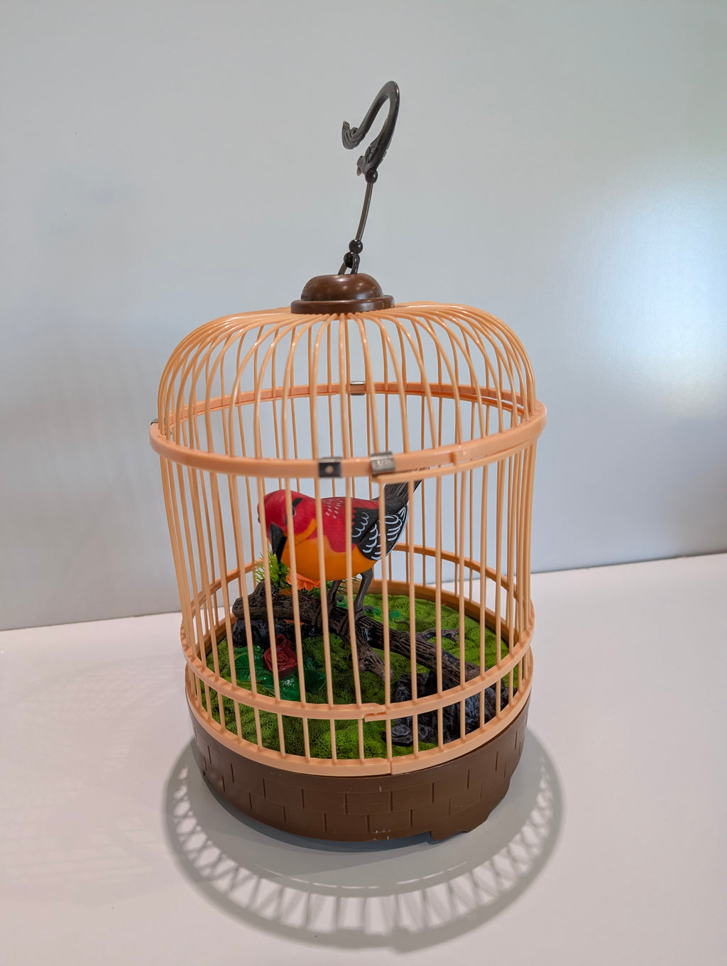 PowerTRC Singing & Chirping Bird In Cage Sound Activated 10x7