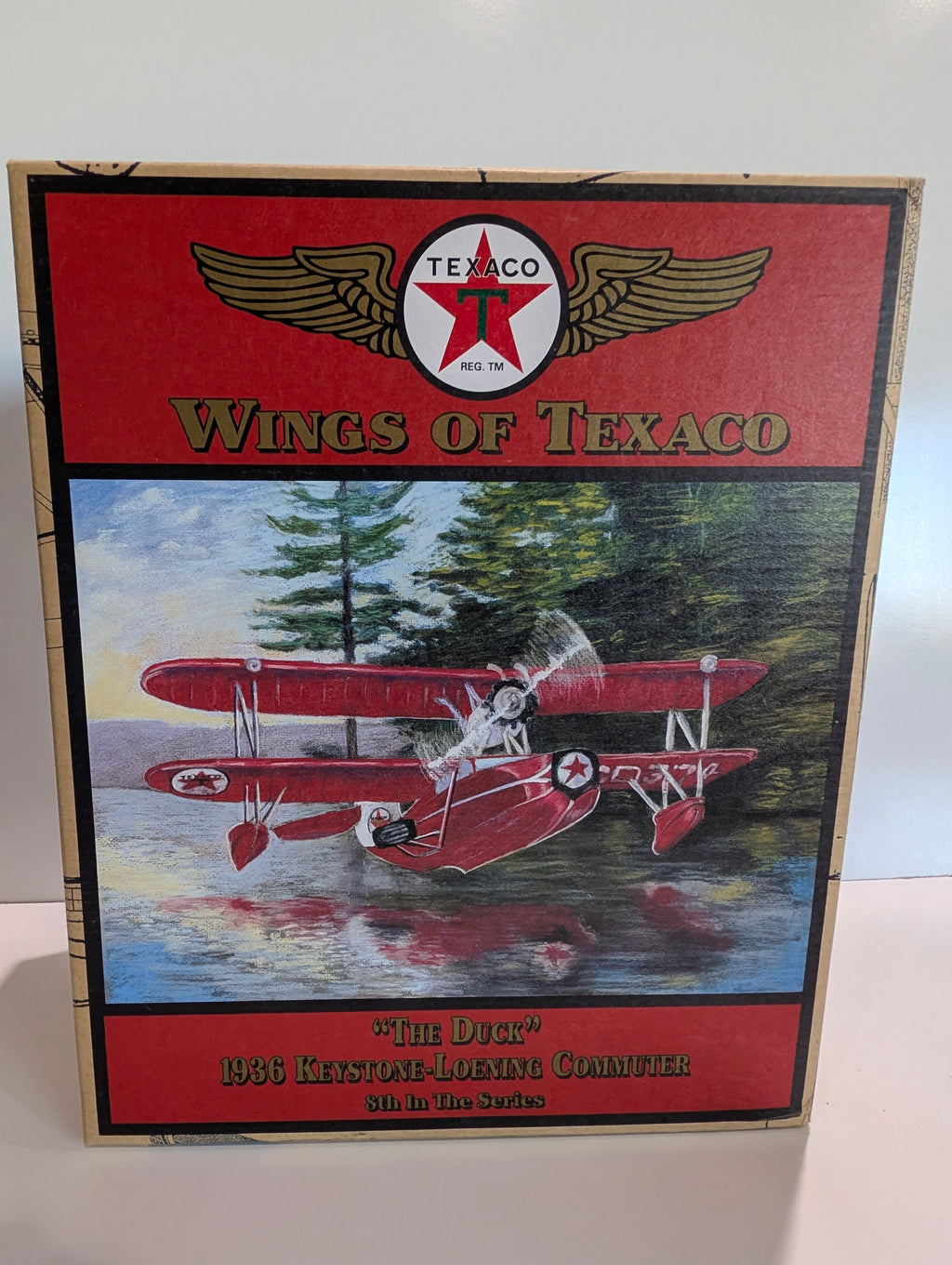 Vintage Texaco Wings Of Texaco 1936 Keystone Loening Duck Airplane Bank