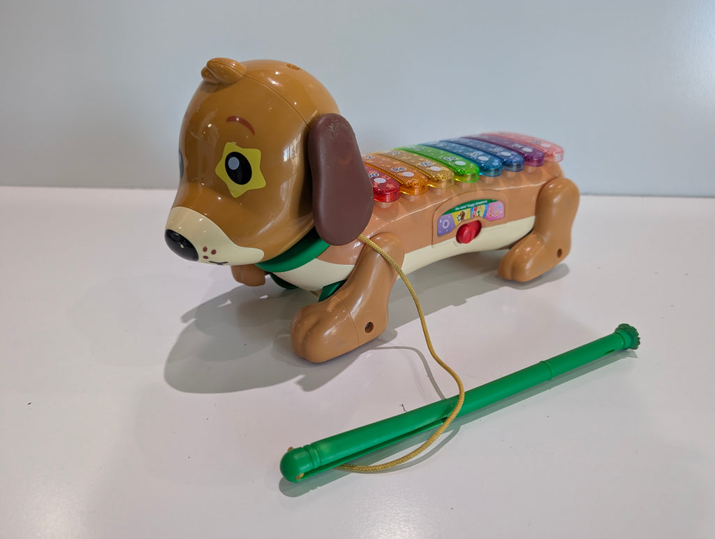 VTech Zoo Jamz Doggy Xylophone Pull Toy Musical Learning Instrument