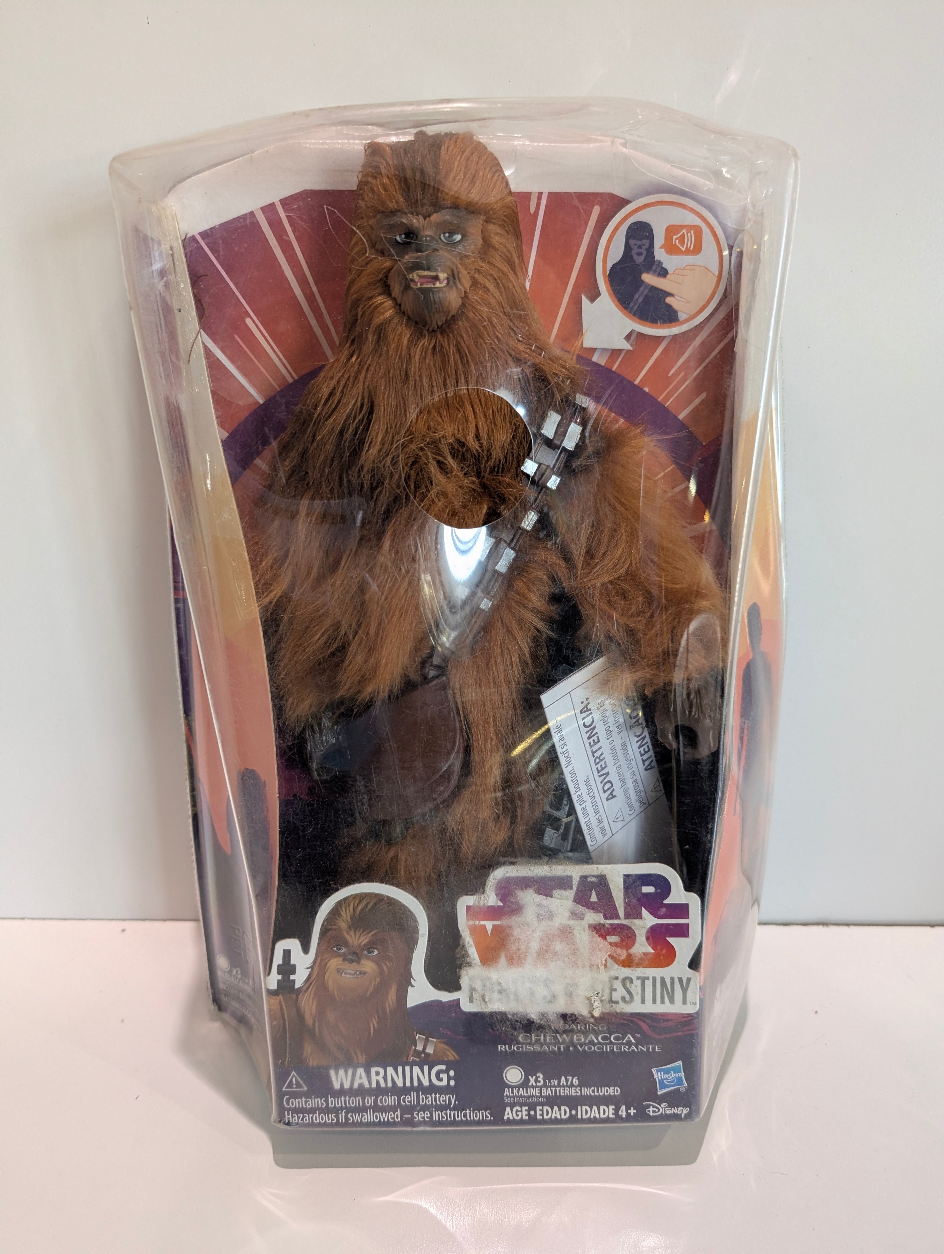 Star Wars Chewbacca Galactic Destiny Talking Figure Hasbro Disney