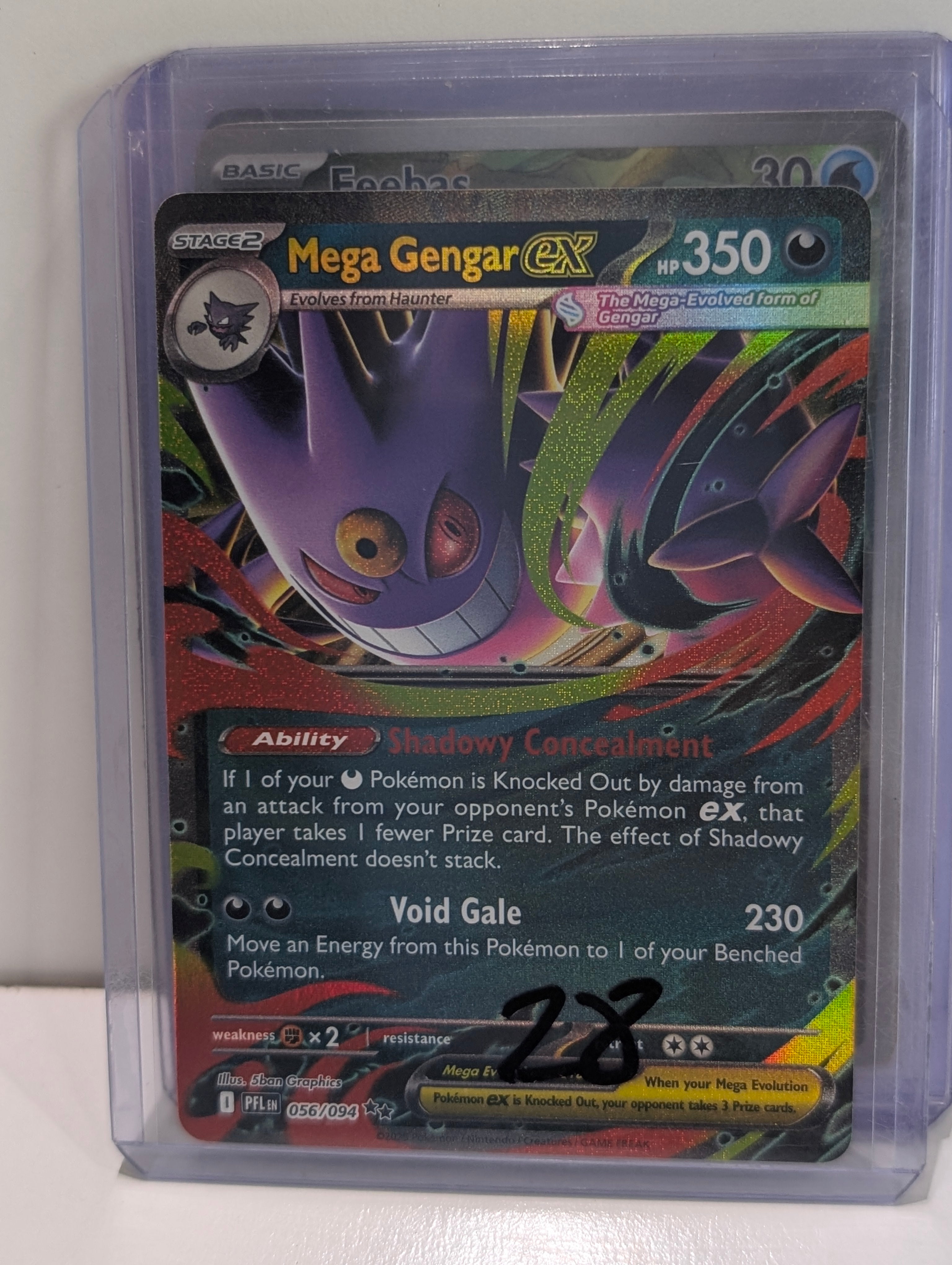 Mega Gengar ex Phantasmal Flames Holo Pokémon TCG 056/094 Ultra Rare
