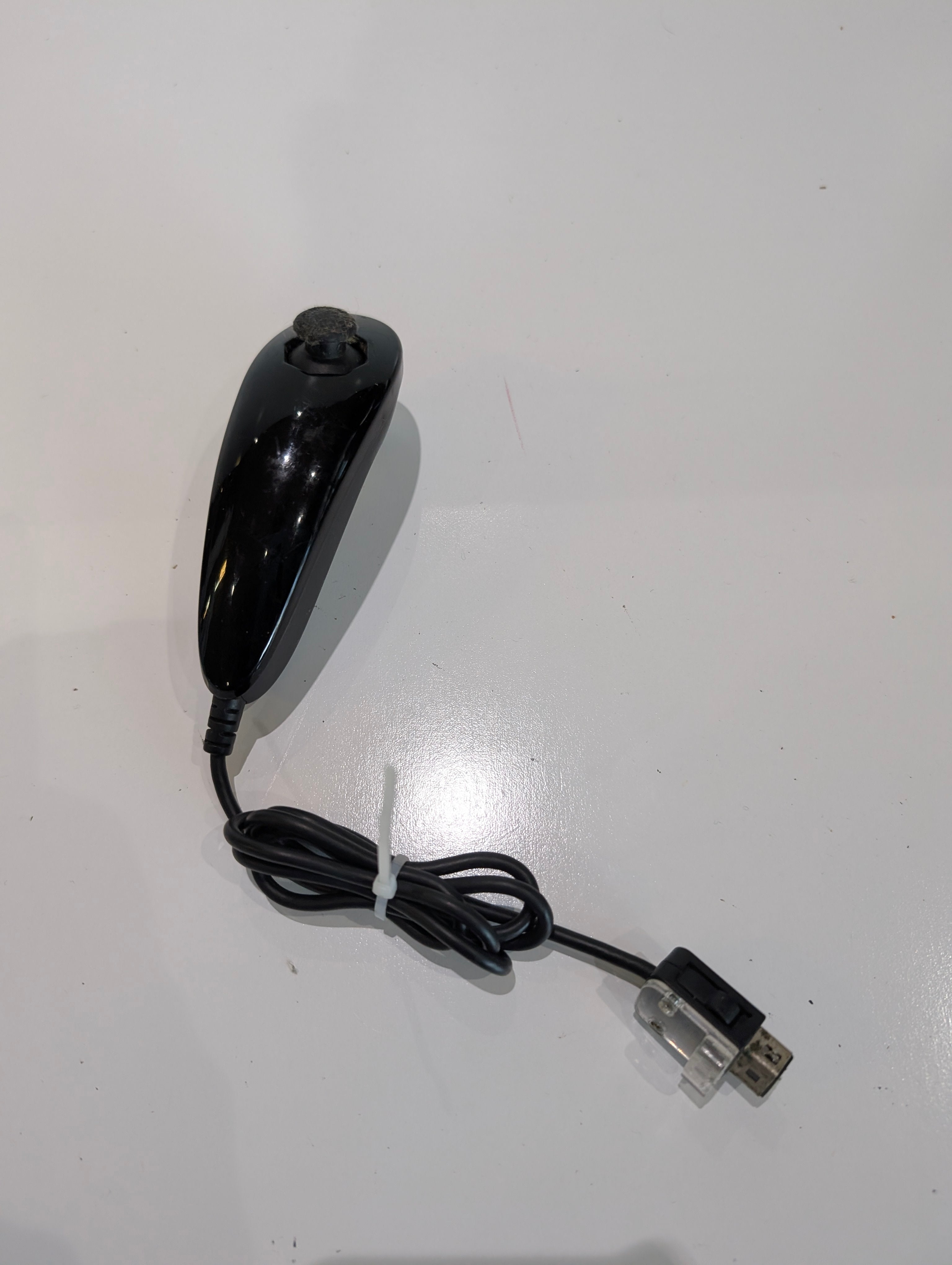 Nintendo Wii Nunchuk Controller Black OEM Motion Attachment