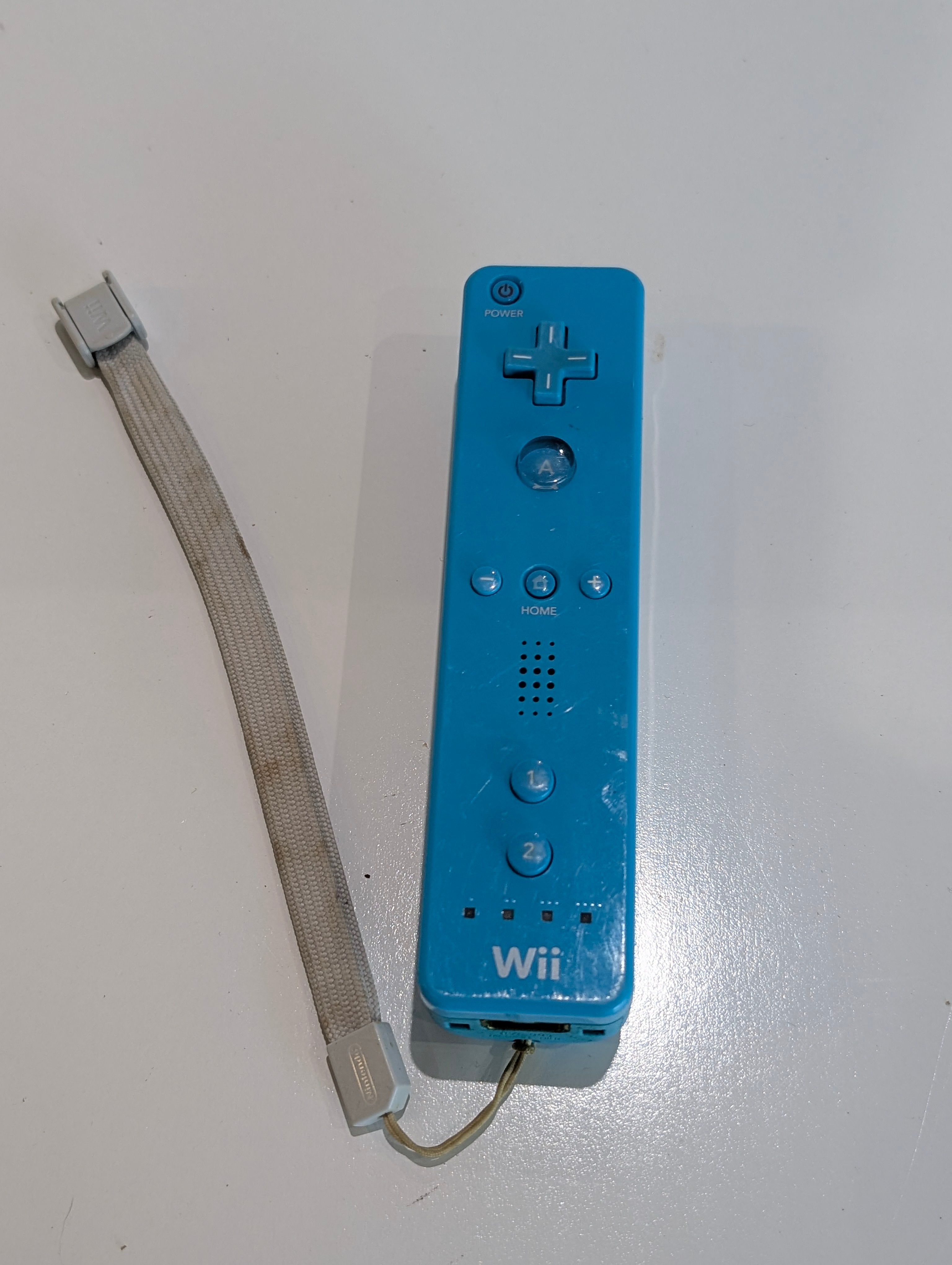 Nintendo Wii Remote Blue OEM RVL-003 Motion Controller