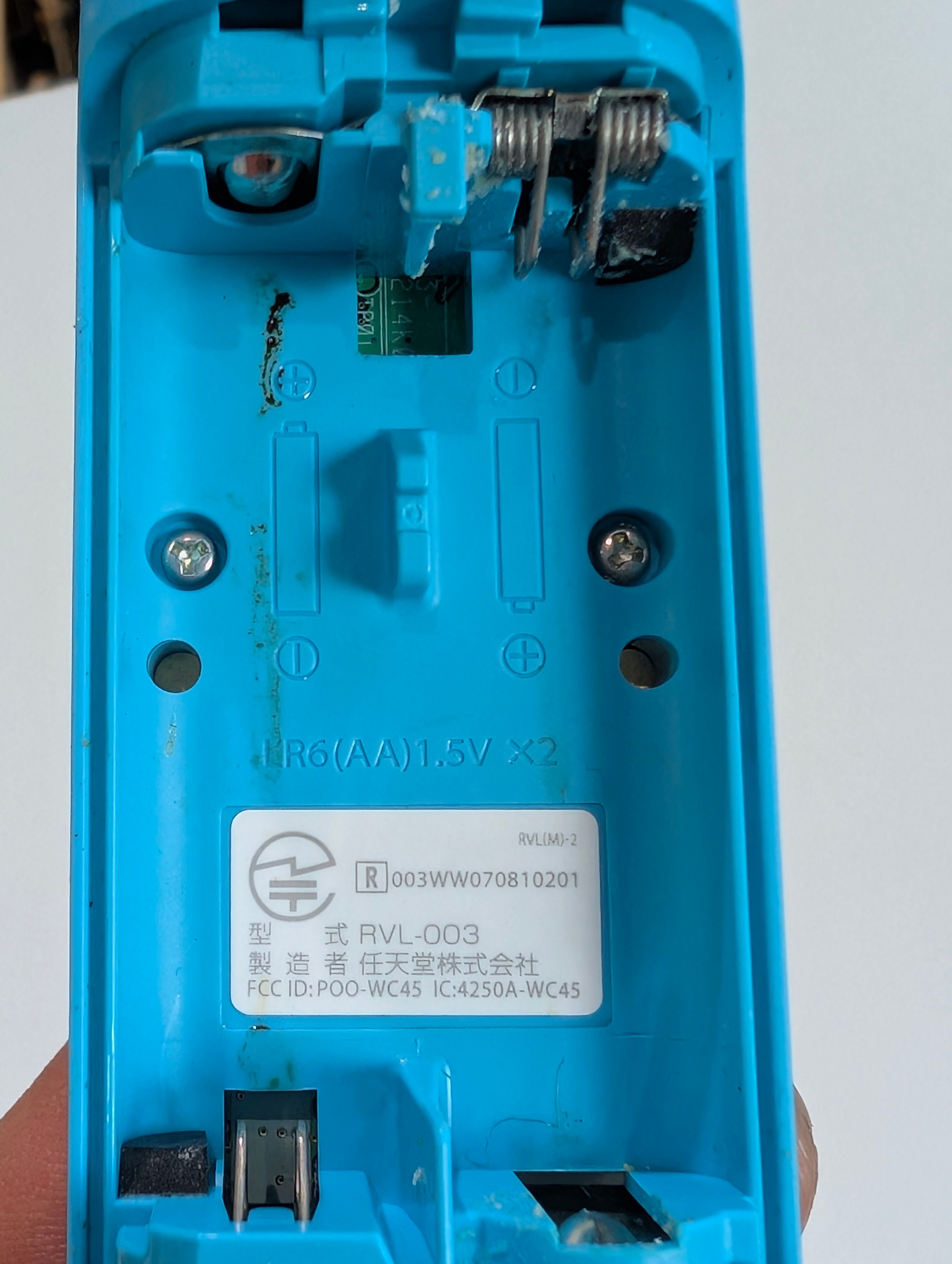 Nintendo Wii Remote Blue OEM RVL-003 Motion Controller