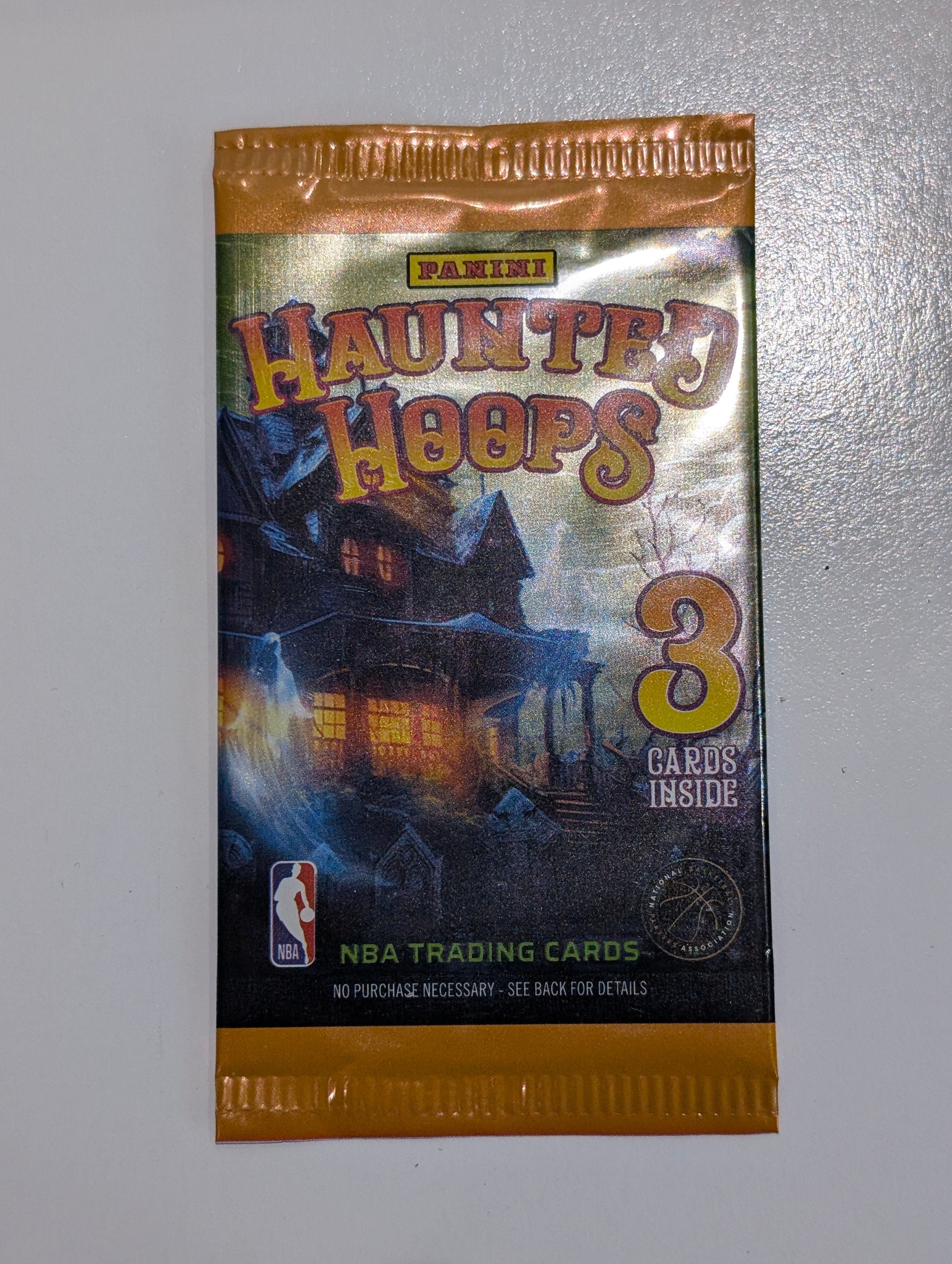 Panini Haunted Hoops NBA Trading Cards Sealed 3 Card Pack Halloween