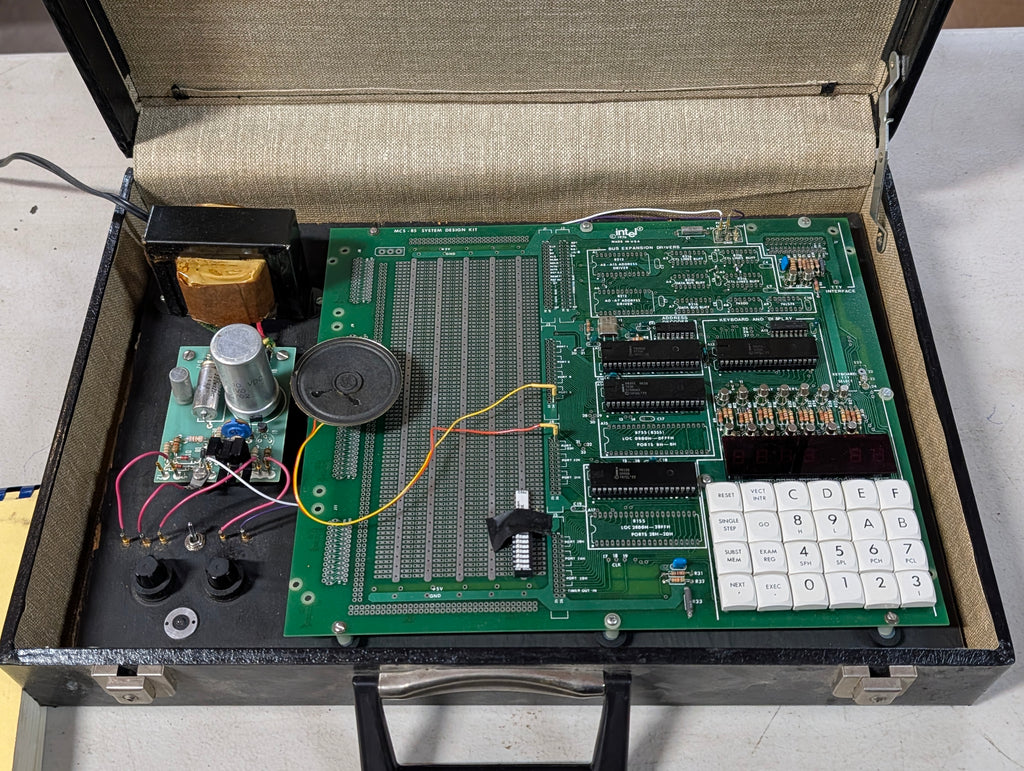 Vintage Intel SDK-85 MCS-85 Microcomputer System Design Kit 8085 Trainer 1979