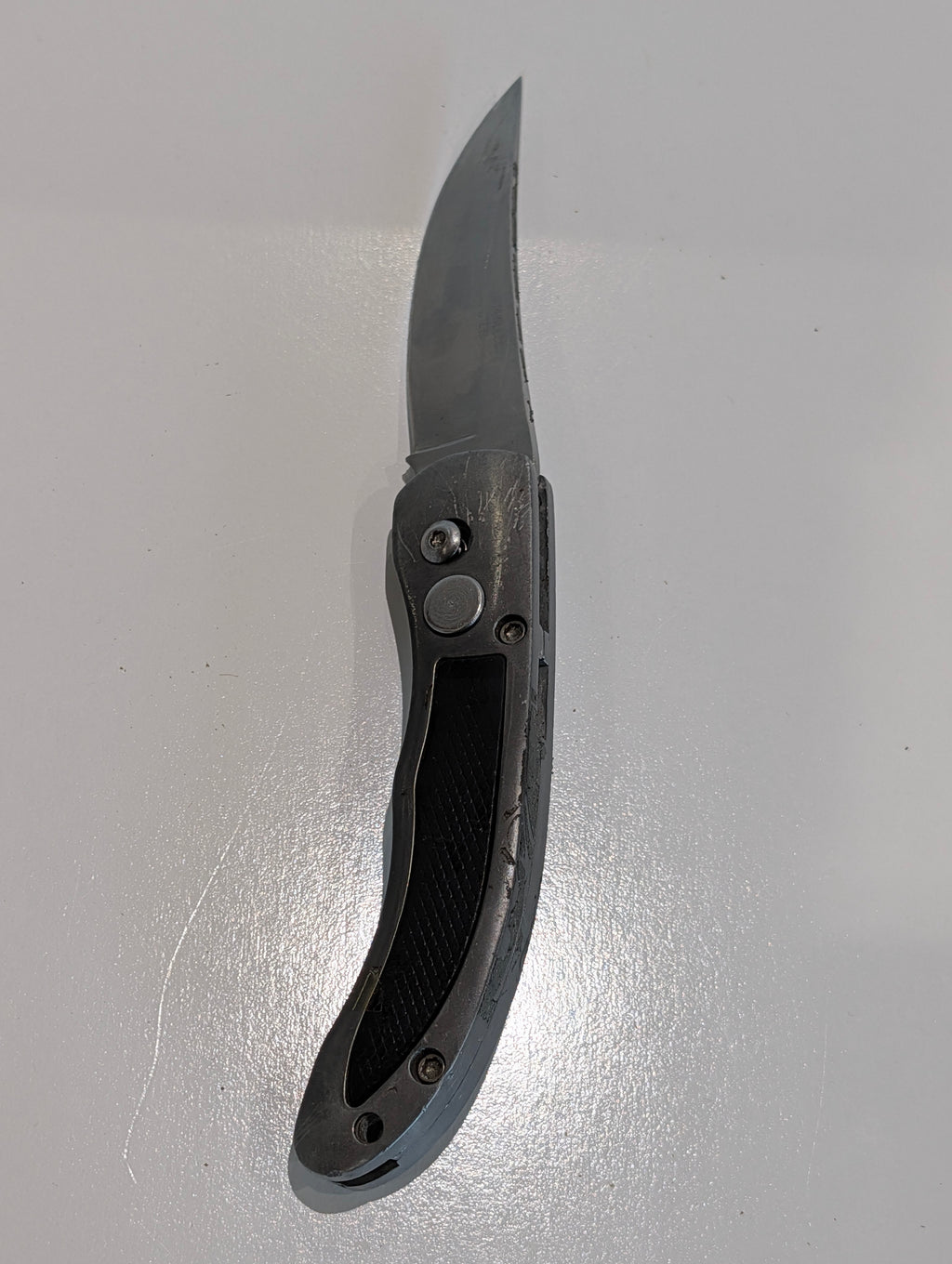 Push Button Automatic Switchblade Pocket Knife Stainless Steel