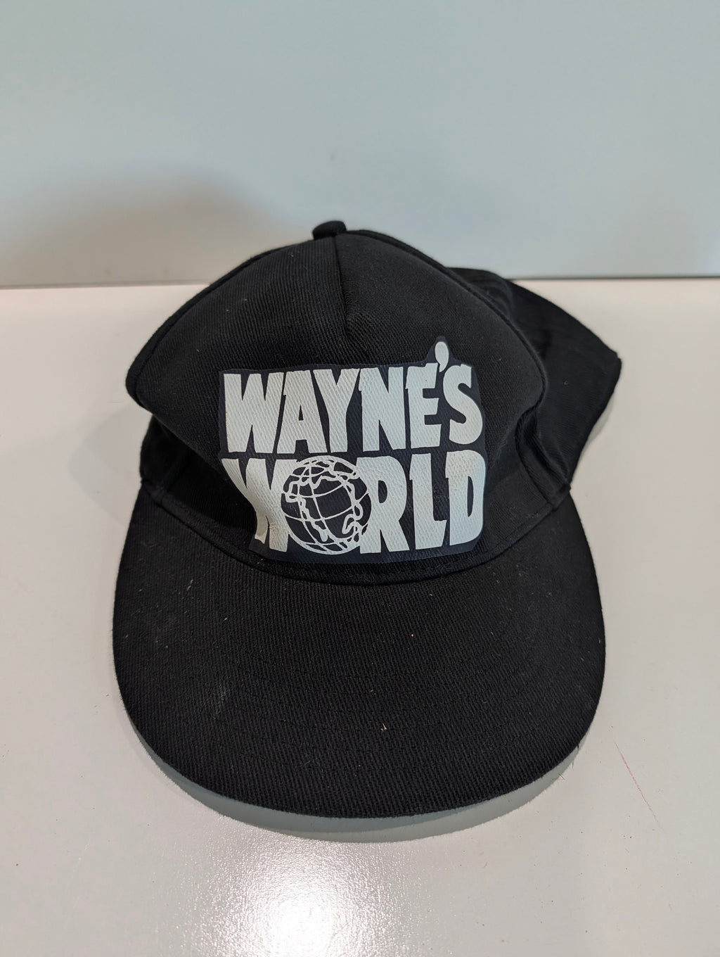 Wayne's World Graphic Snapback Style Hat Black Pop Culture Movie Cap