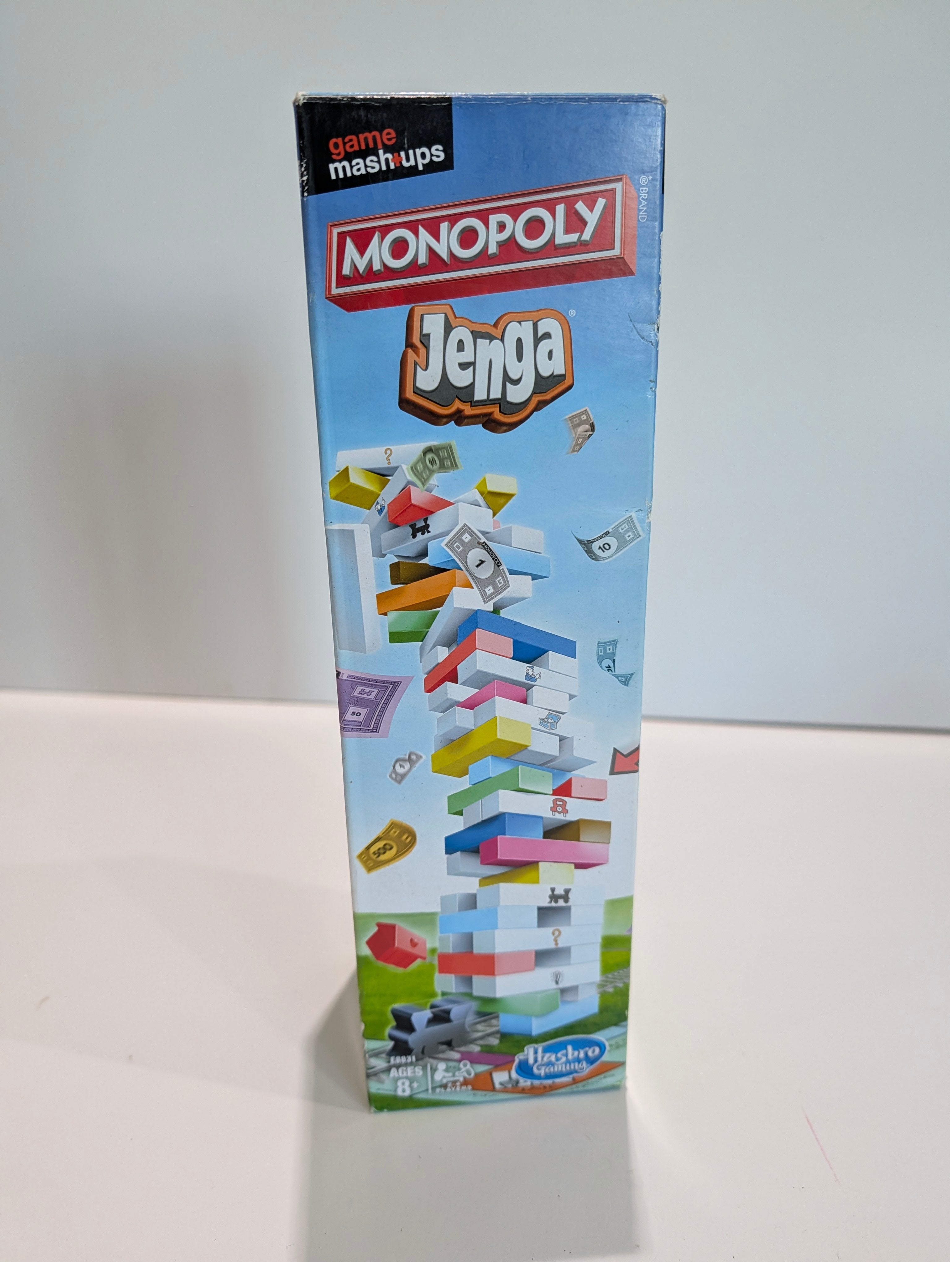 Hasbro Monopoly Jenga Game Mashups Board Game Tower Stacking Family Game