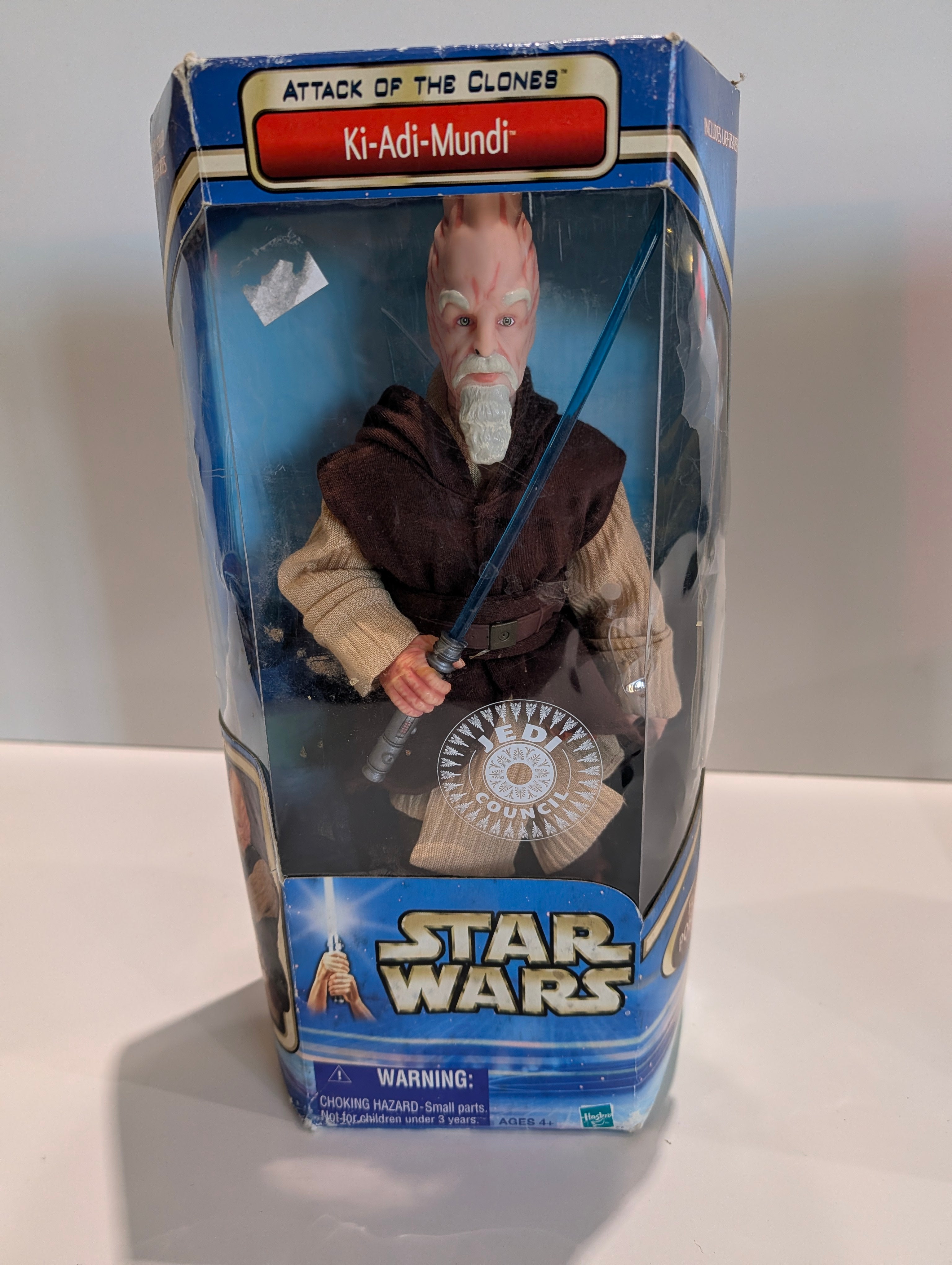 Star Wars Ki-Adi-Mundi Jedi Council 12" Figure Attack of the Clones Hasbro