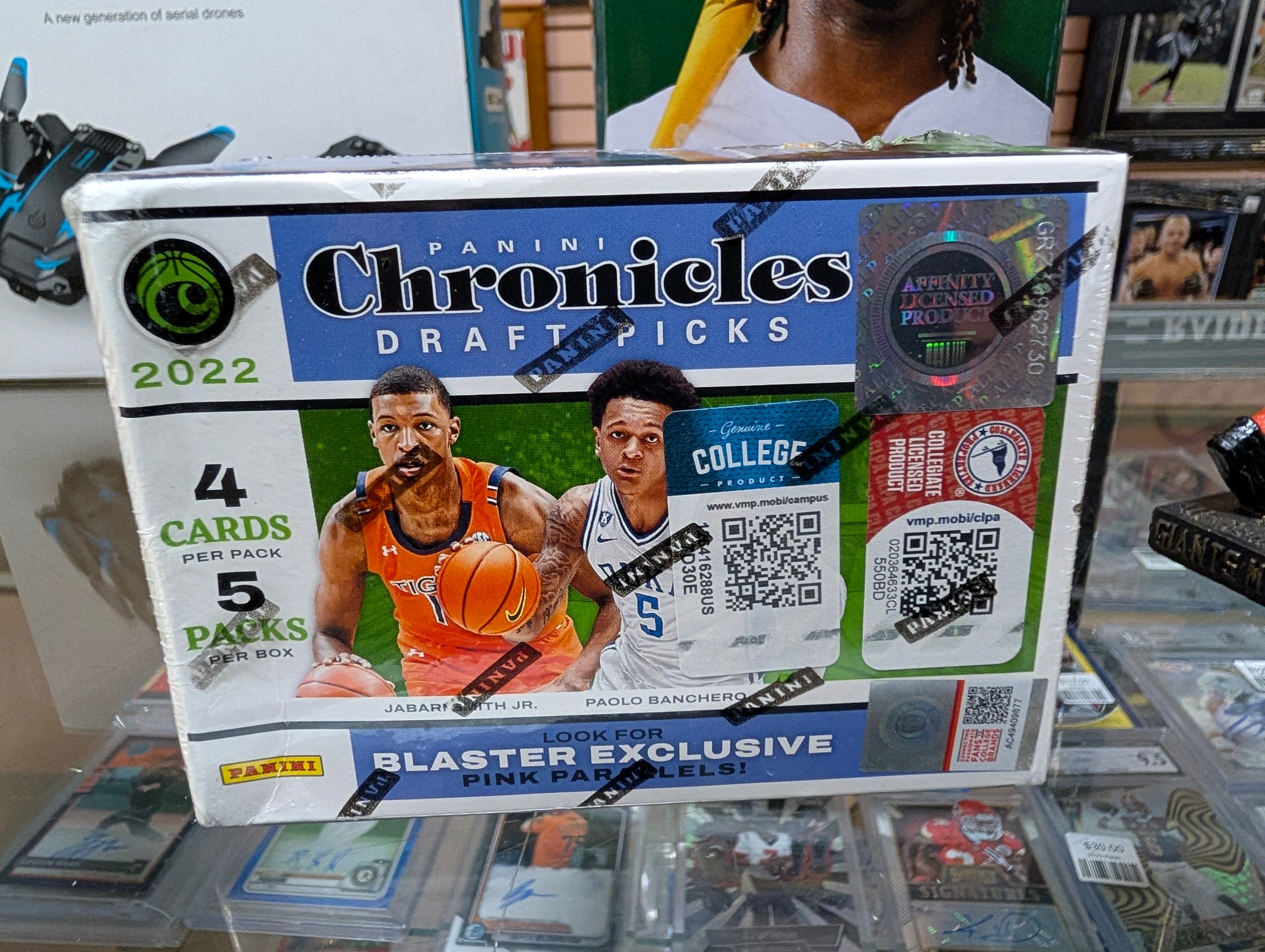 2022 Panini Chronicles Draft Picks Basketball Blaster Box Sealed Pink Parallels