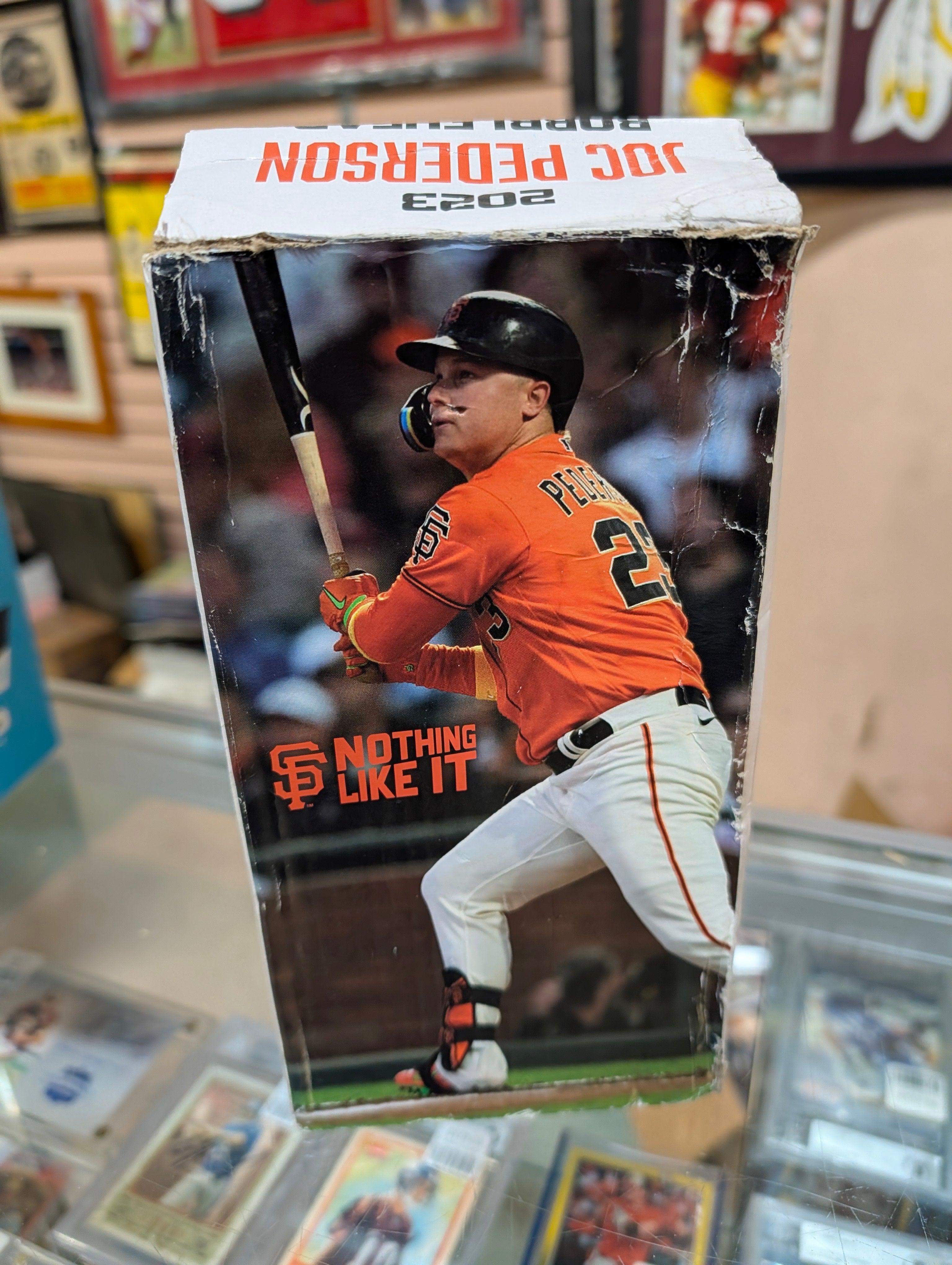 San Francisco Giants Joc Pederson 2023 Bobblehead SFG Nothing Like It Promo