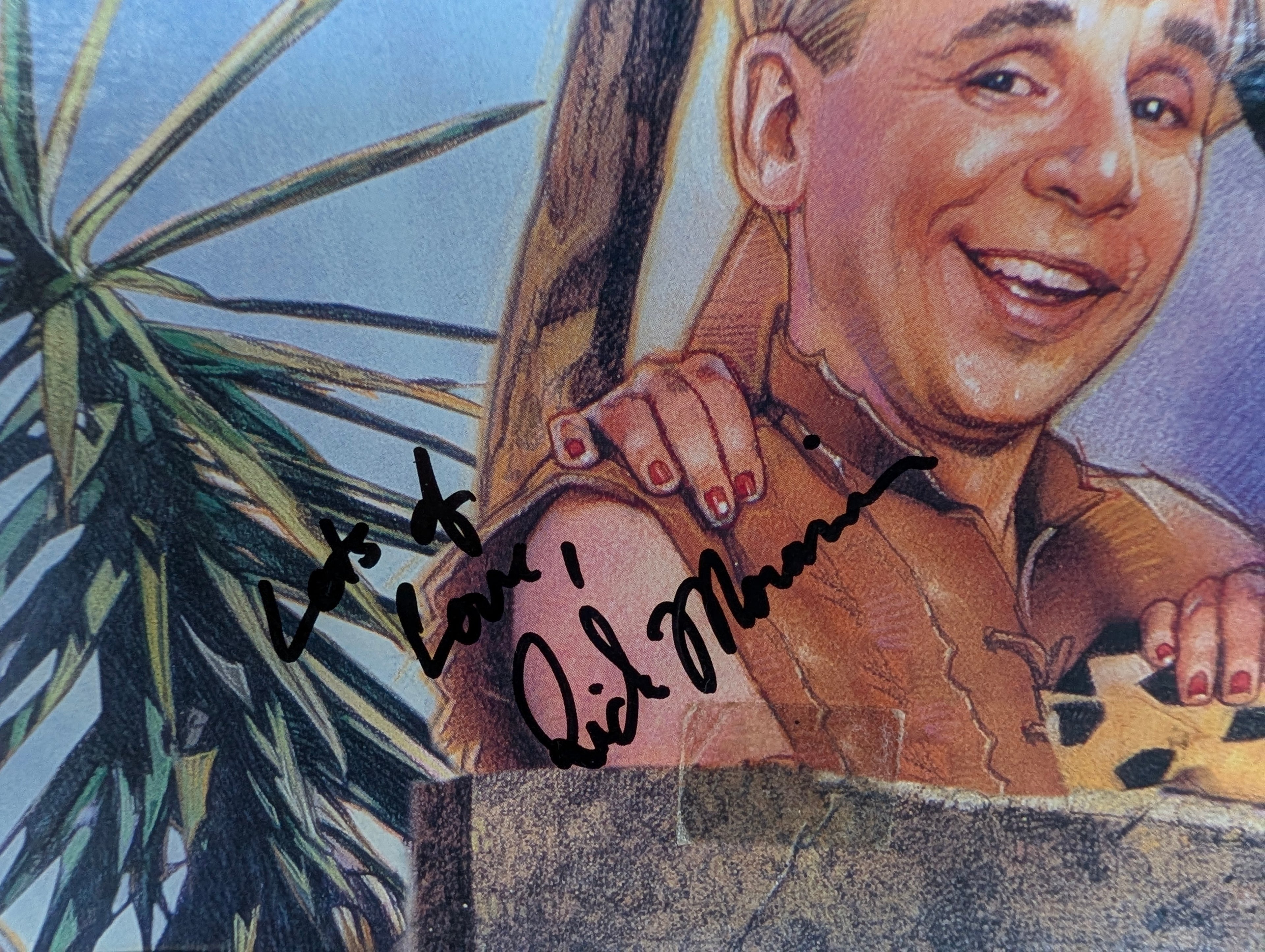 1994 The Flintstones Movie Cast Signed Display Standee John Goodman Rick Moranis