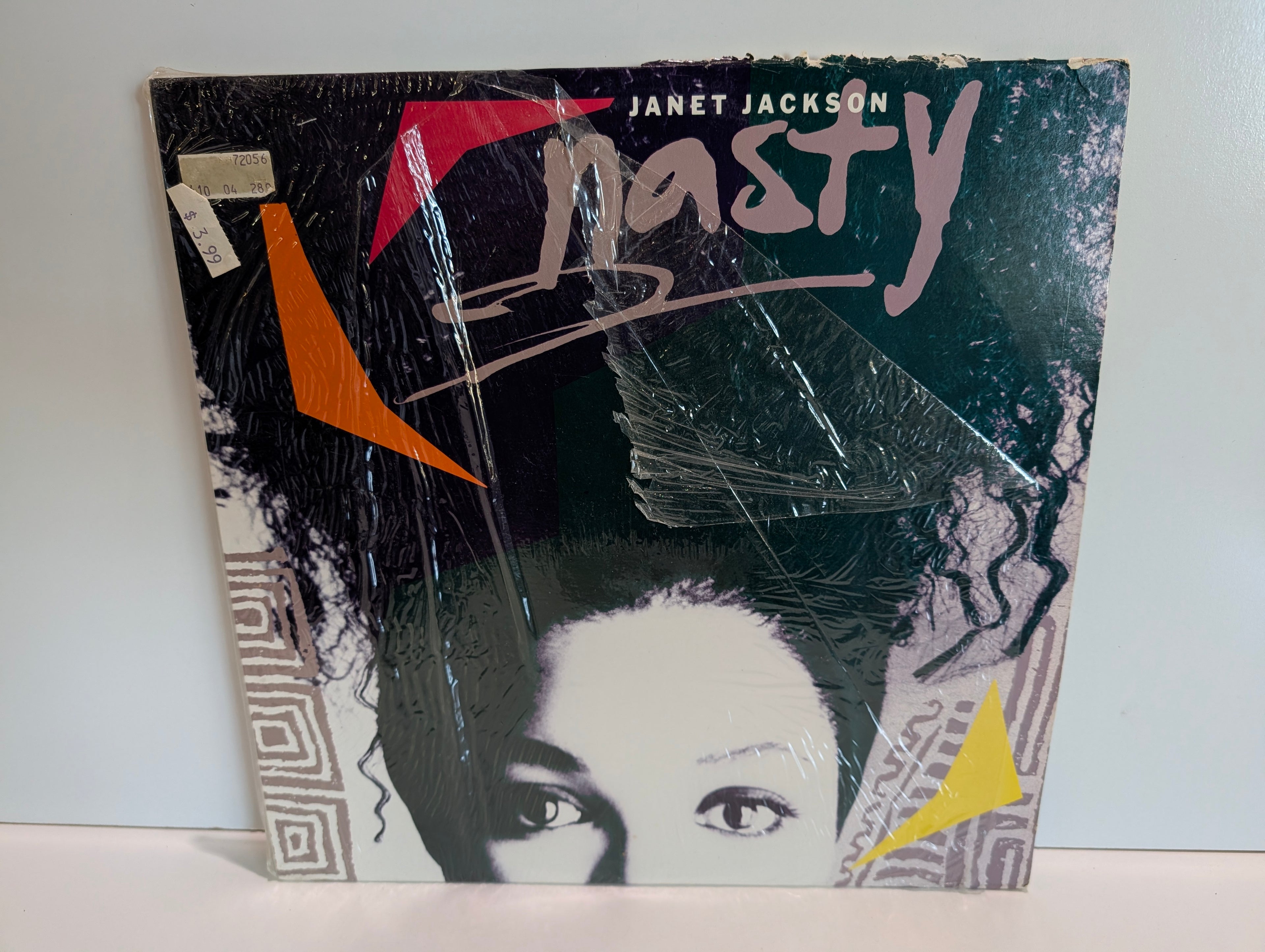 Vintage Janet Jackson Nasty 1986 Vinyl Record LP Control Era Pop R&B Album