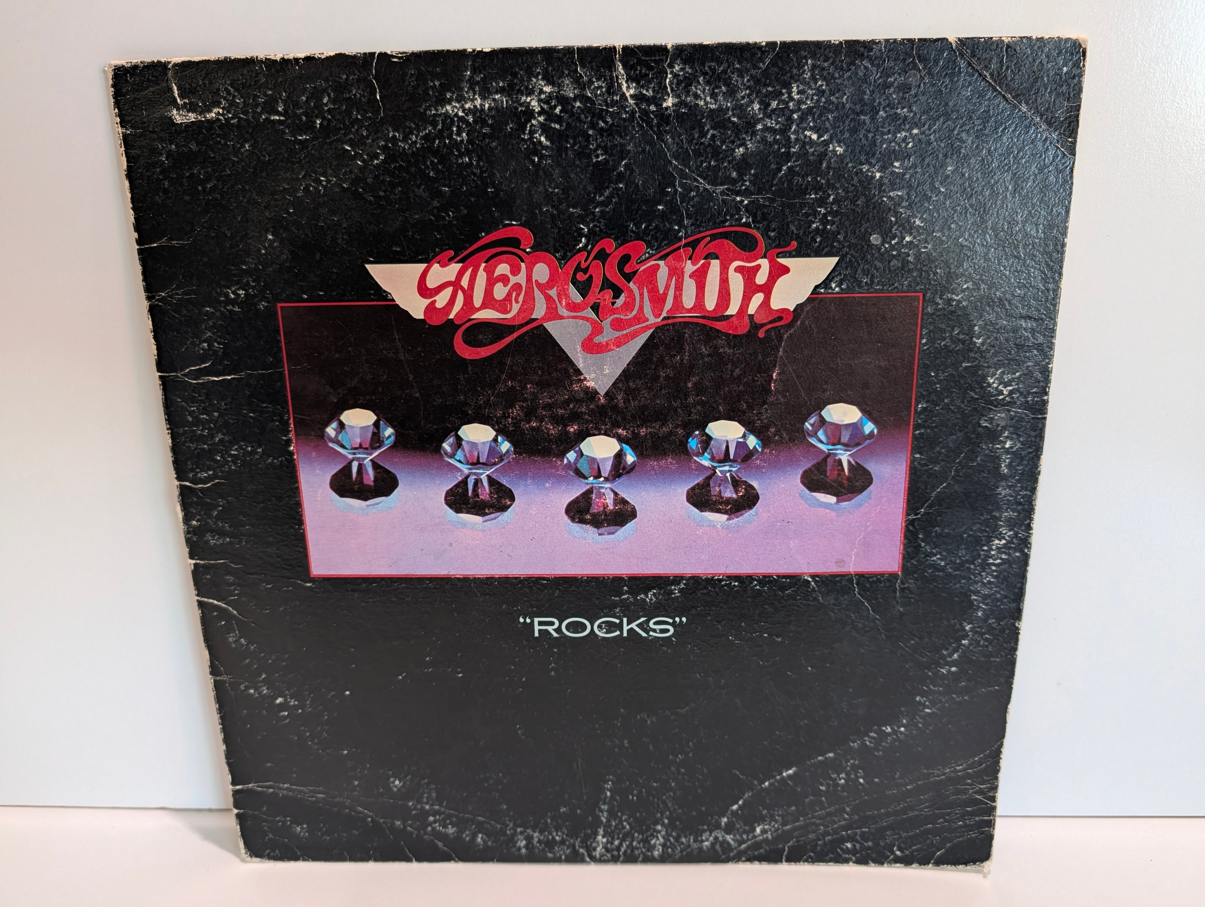 Vintage Aerosmith Rocks 1976 Vinyl Record LP Classic Rock Album Columbia