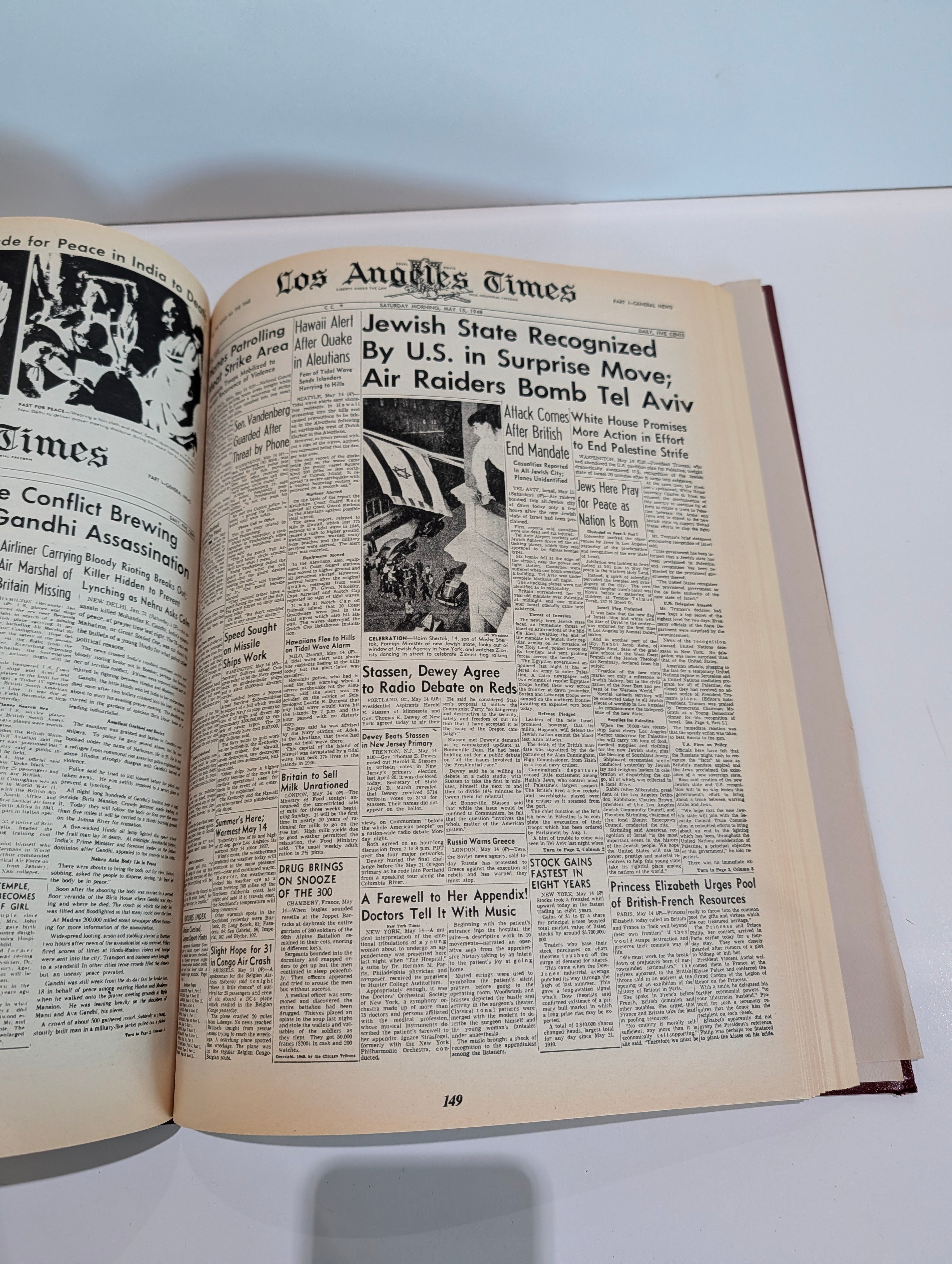 Vintage Front Page 100 Years of The Los Angeles Times Hardcover History Book