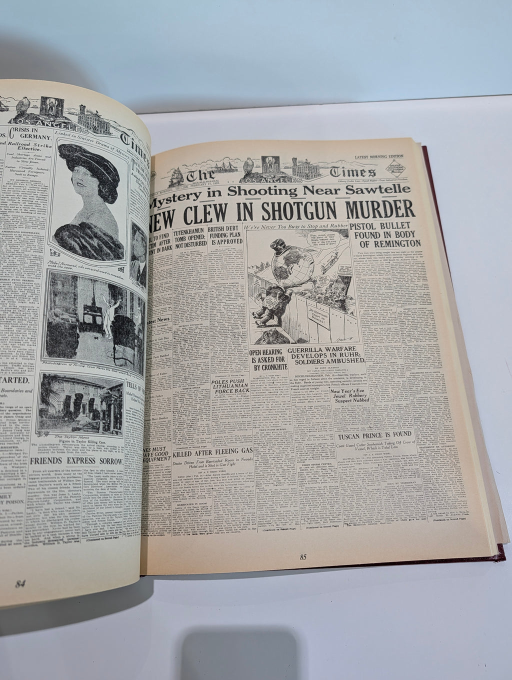 Vintage Front Page 100 Years of The Los Angeles Times Hardcover History Book