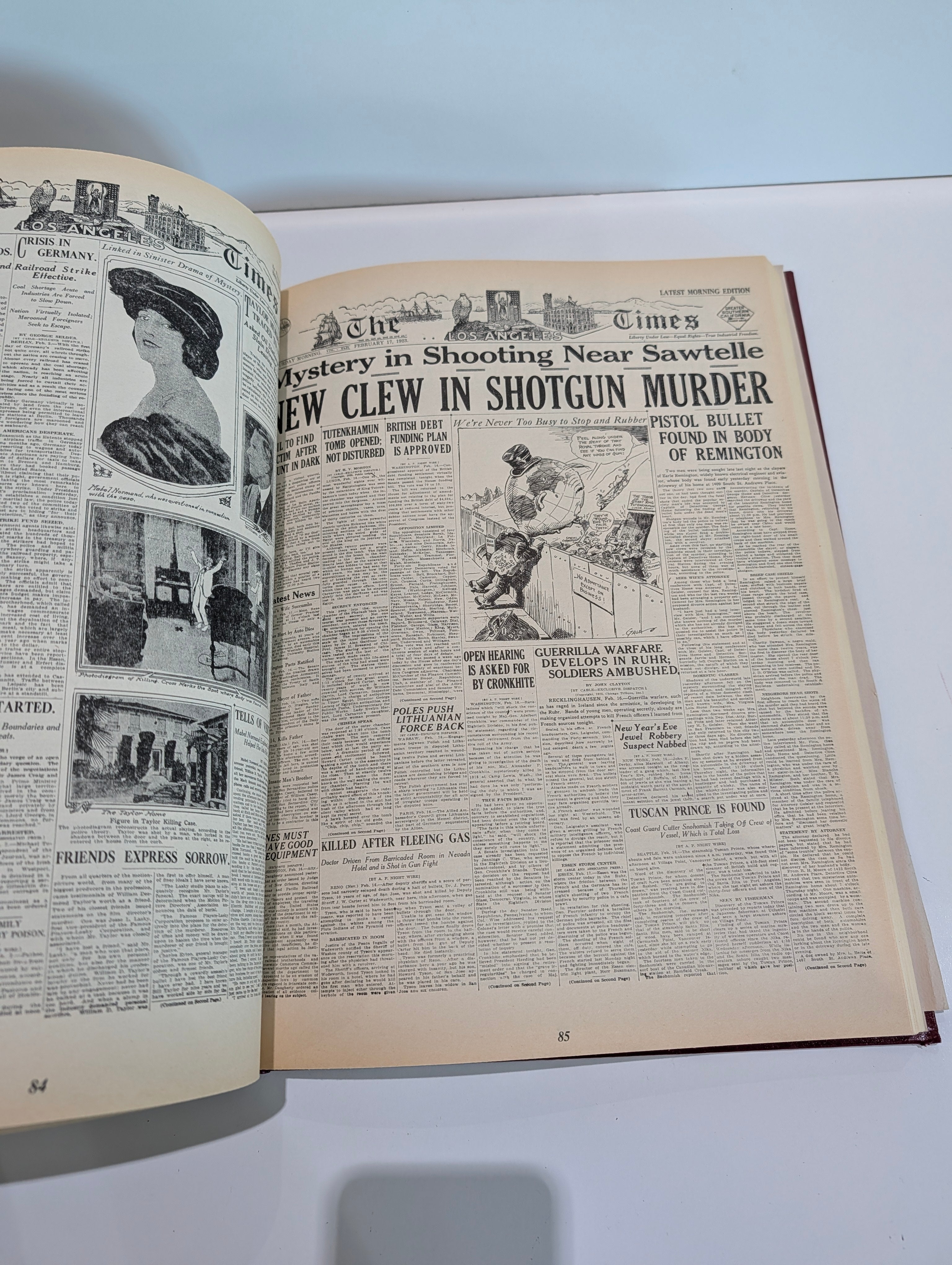 Vintage Front Page 100 Years of The Los Angeles Times Hardcover History Book