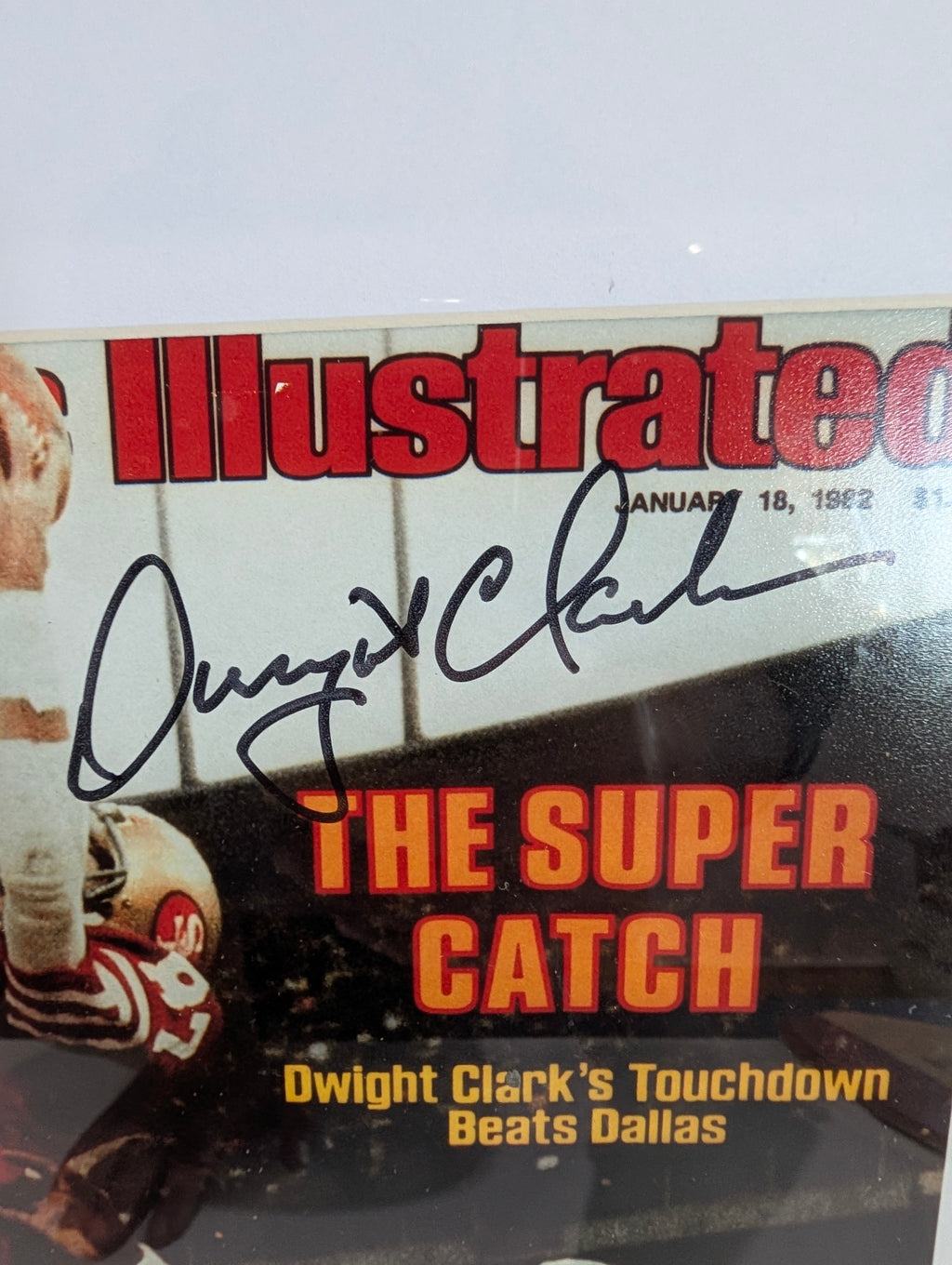 Dwight Clark - 8X10 Autograph
