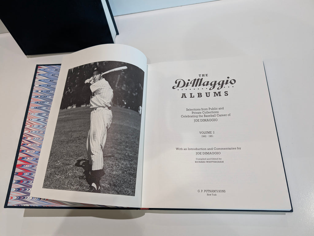 The DiMaggio Albums Volume Set Joe DiMaggio Baseball Career Hardcover Books
