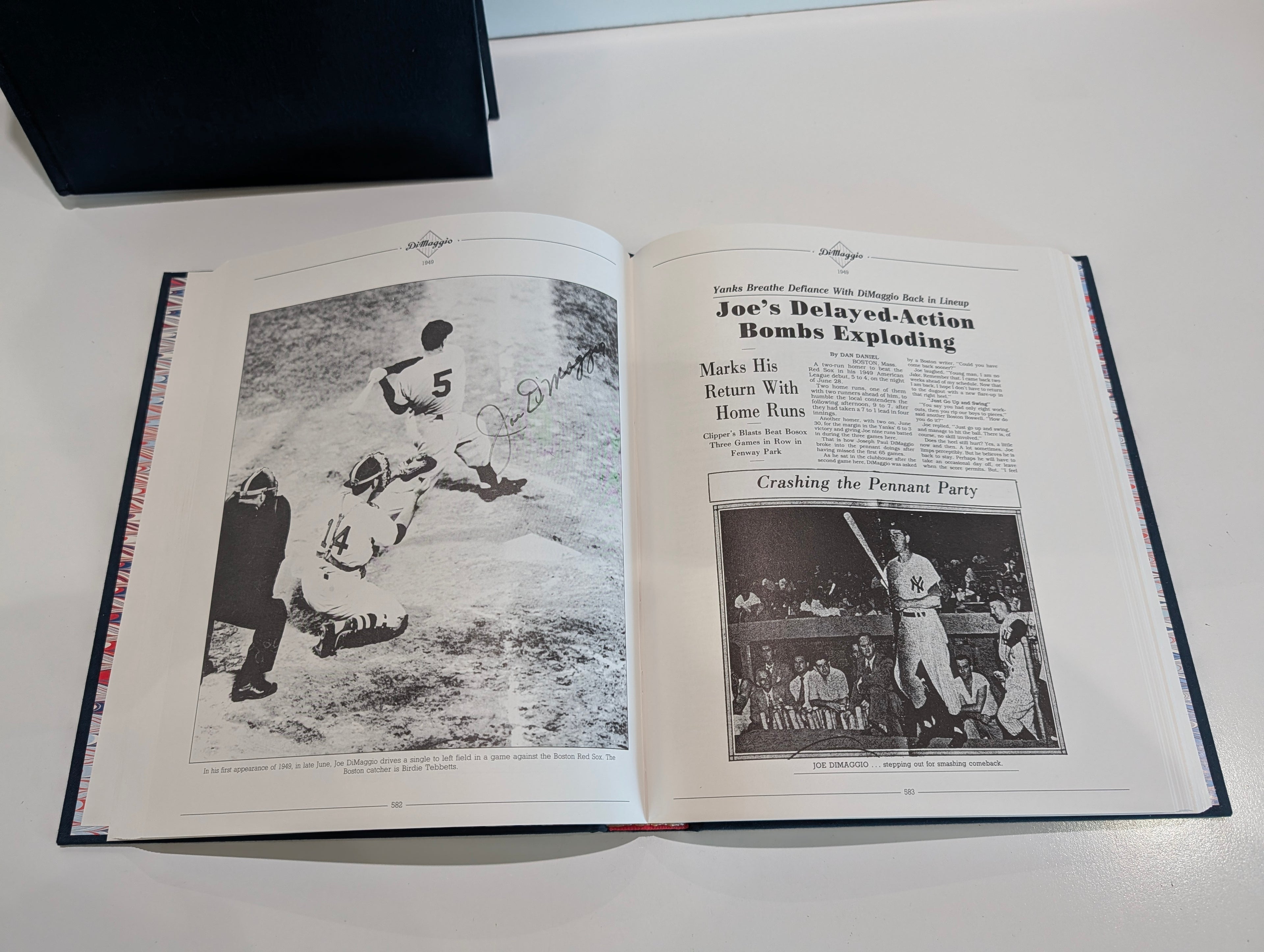 The DiMaggio Albums Volume Set Joe DiMaggio Baseball Career Hardcover Books