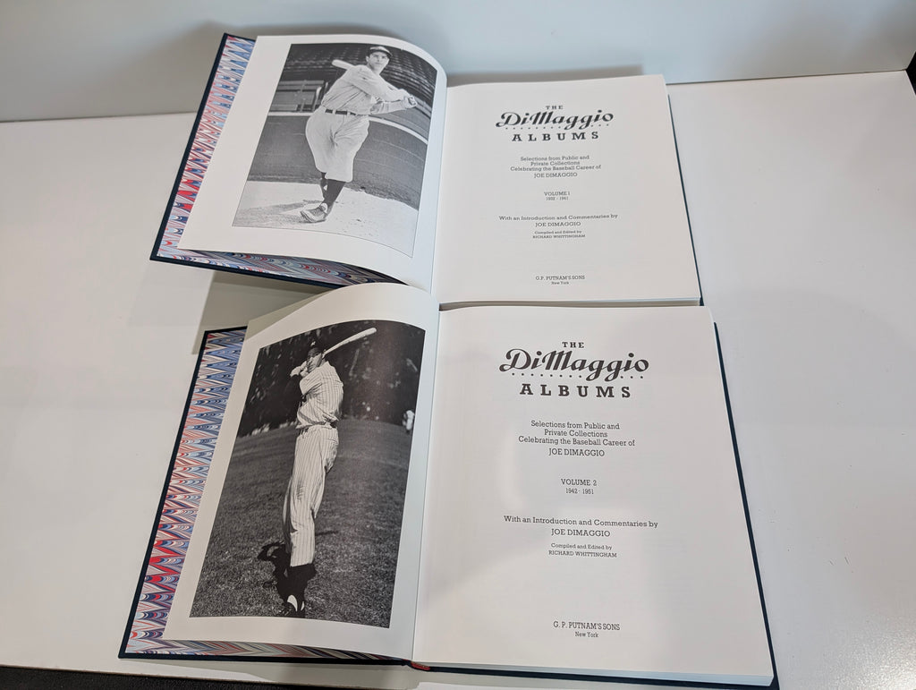 The DiMaggio Albums Volume Set Joe DiMaggio Baseball Career Hardcover Books