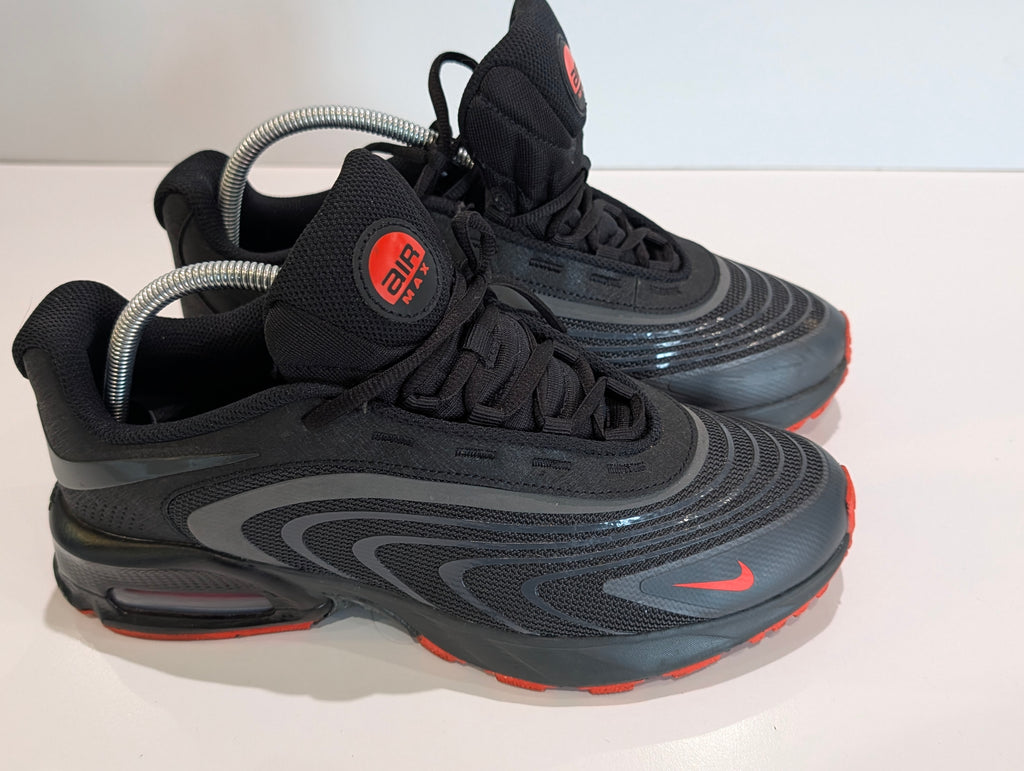 Nike Air Max Fire Running Shoes Black Red Men’s Size 10 IF2621-005