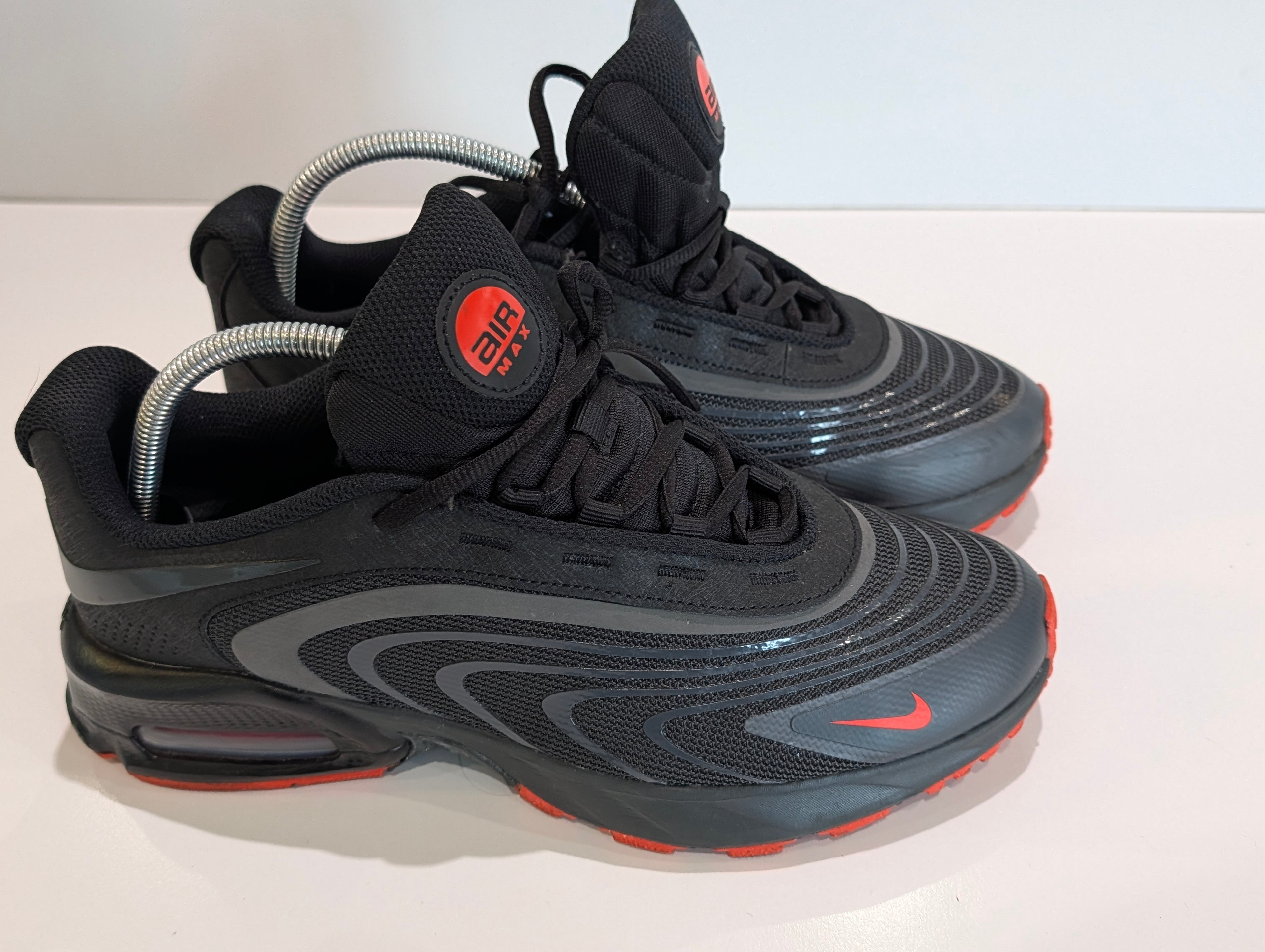 Nike Air Max Fire Running Shoes Black Red Men’s Size 10 IF2621-005