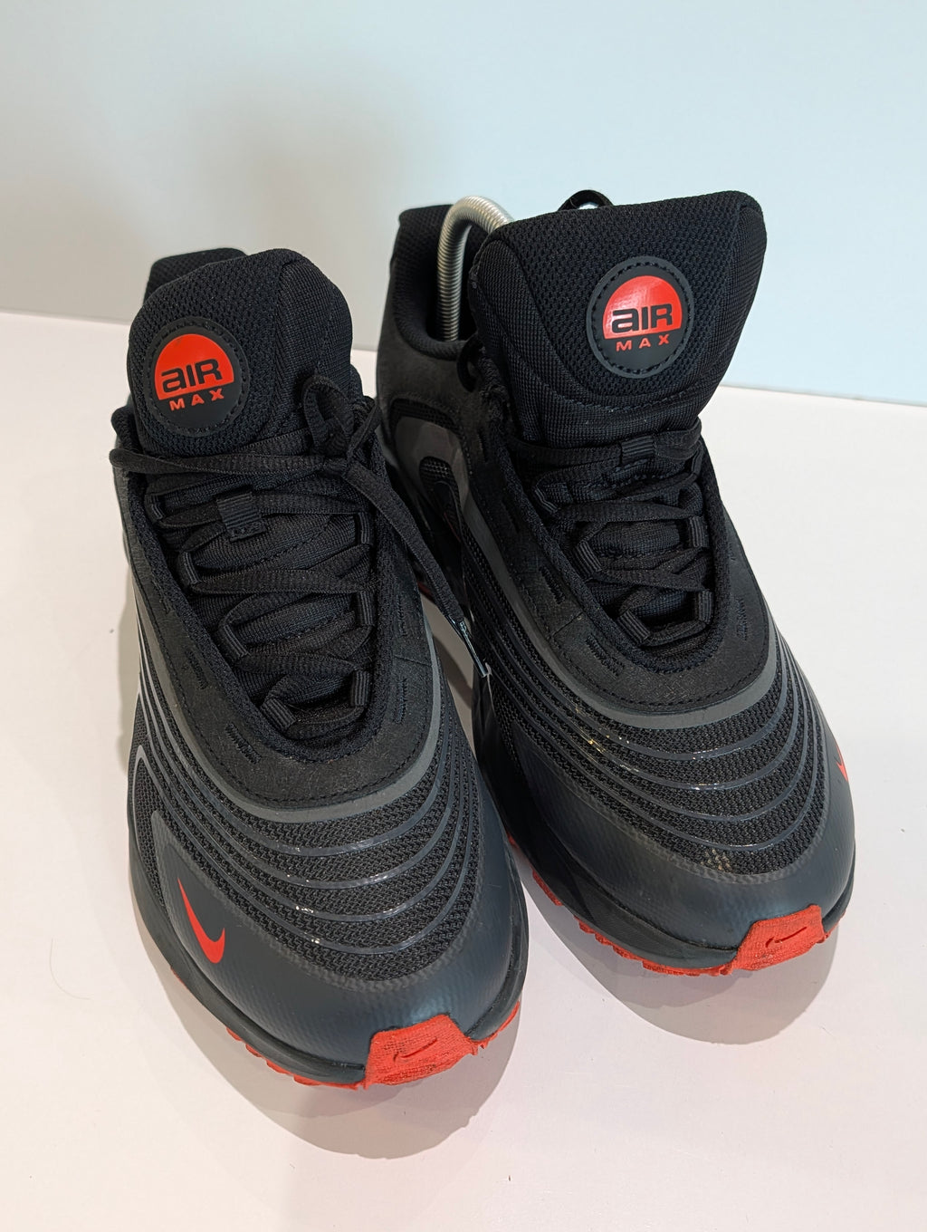 Nike Air Max Fire Running Shoes Black Red Men’s Size 10 IF2621-005
