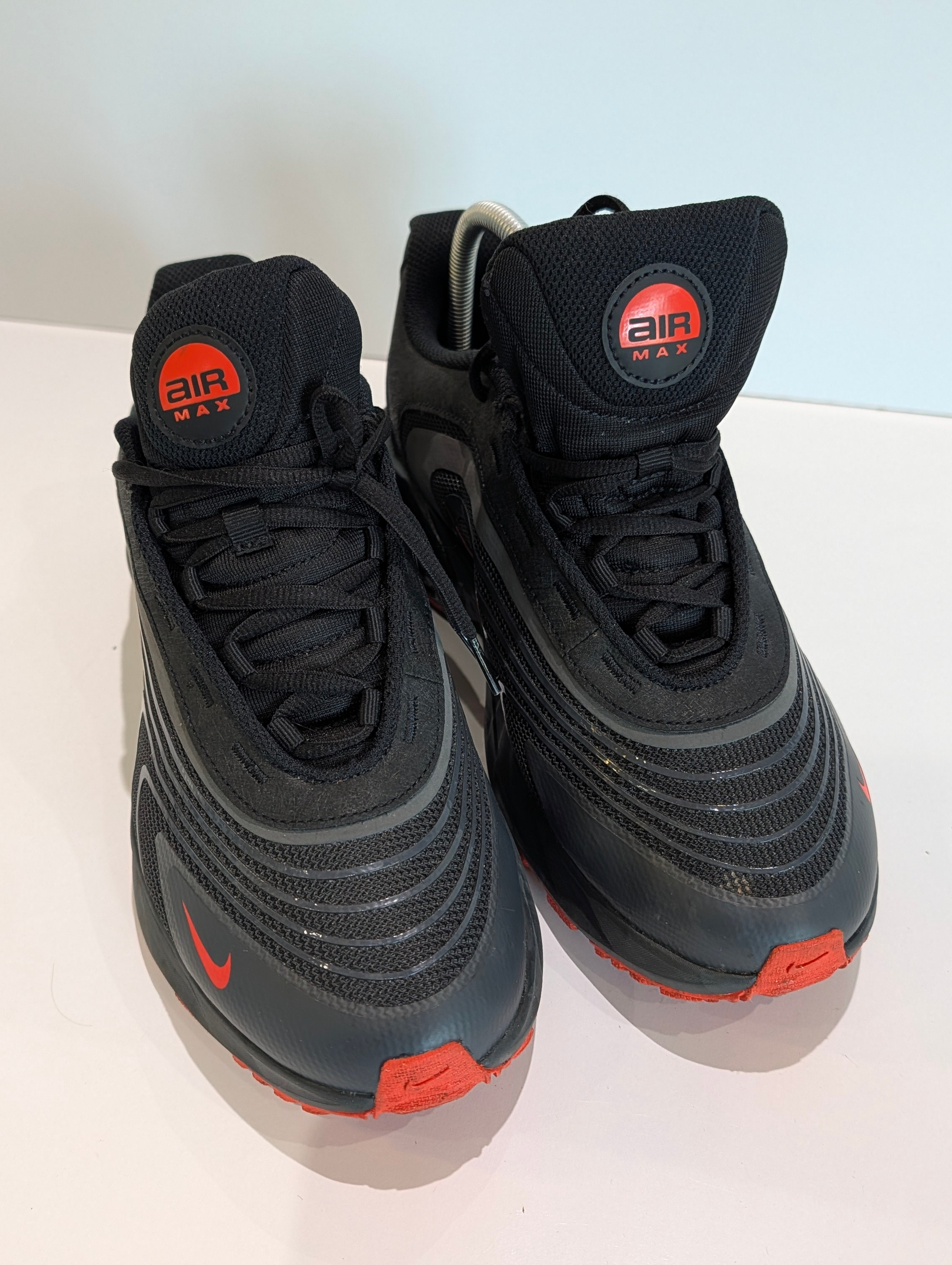 Nike Air Max Fire Running Shoes Black Red Men’s Size 10 IF2621-005