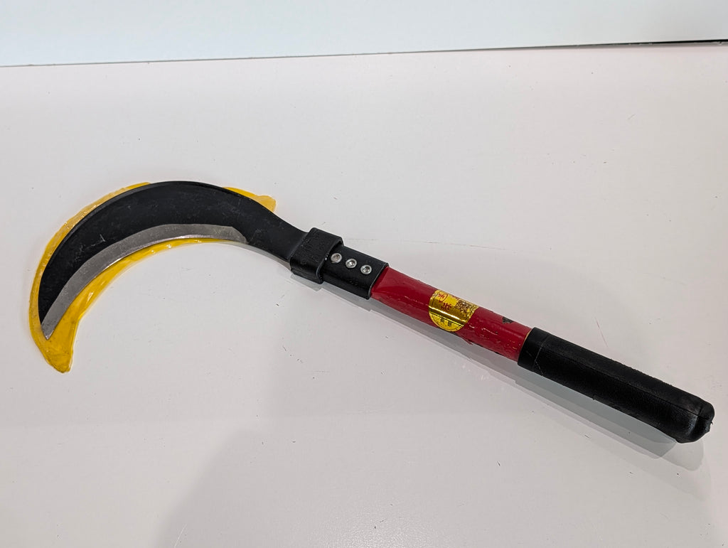 Handheld Harvest Sickle Brush Cutter Garden Tool Curved Steel Blade