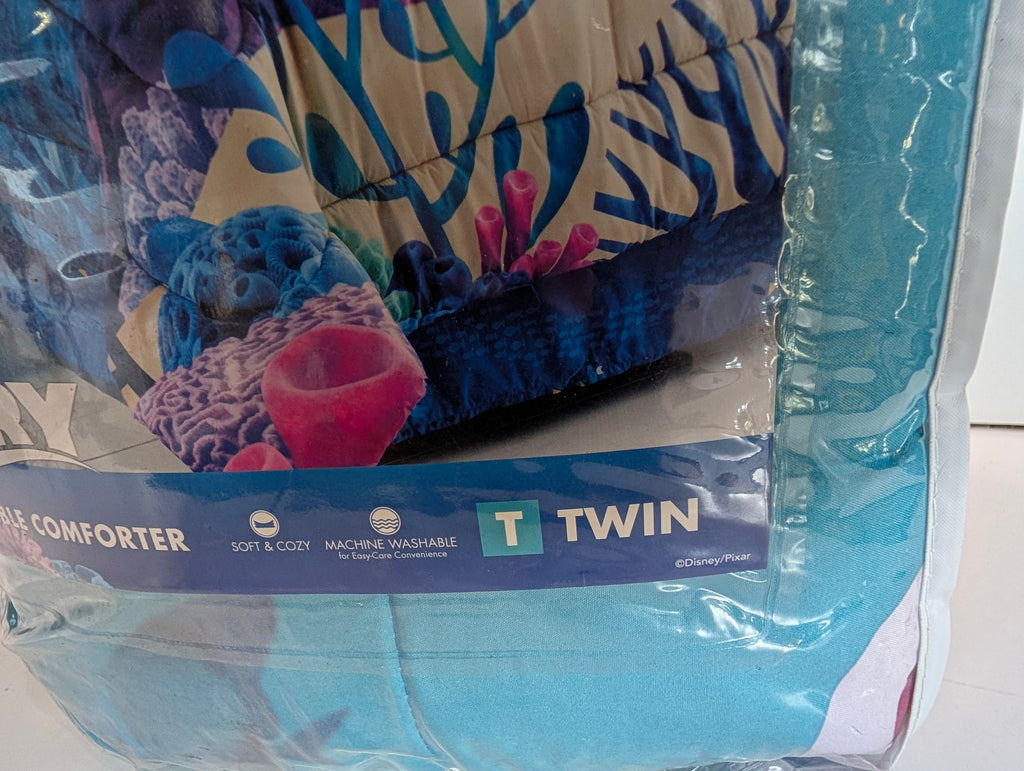 Disney Pixar Finding Dory Twin Reversible Comforter Jumping Beans Kids Bedding