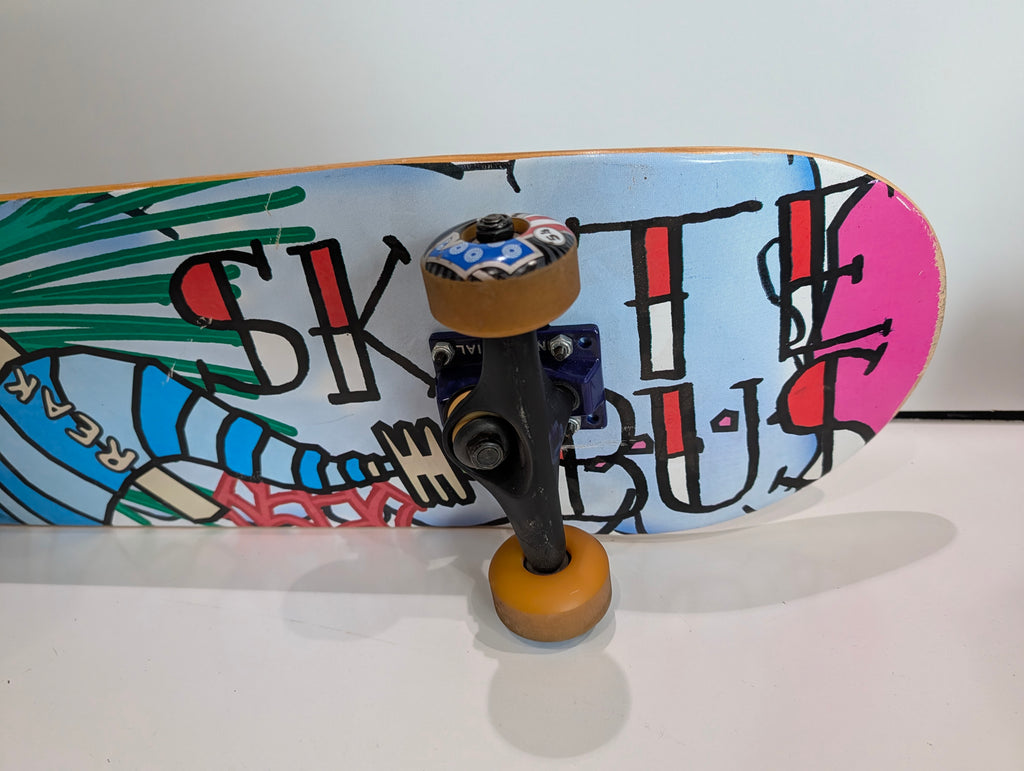 Freak Skateboard Complete Deck Industrial Trucks 51mm Wheels Graphic Board