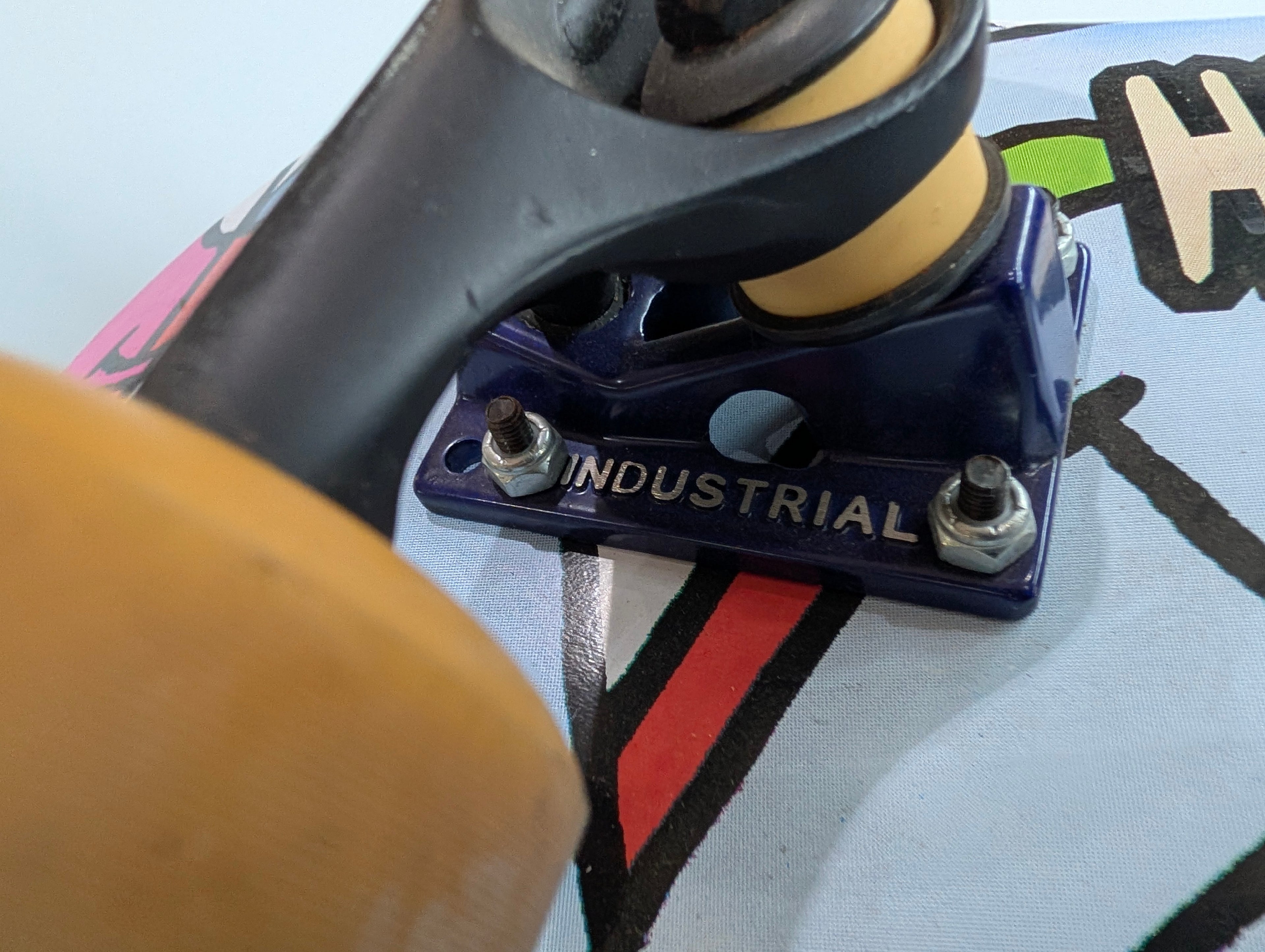 Freak Skateboard Complete Deck Industrial Trucks 51mm Wheels Graphic Board