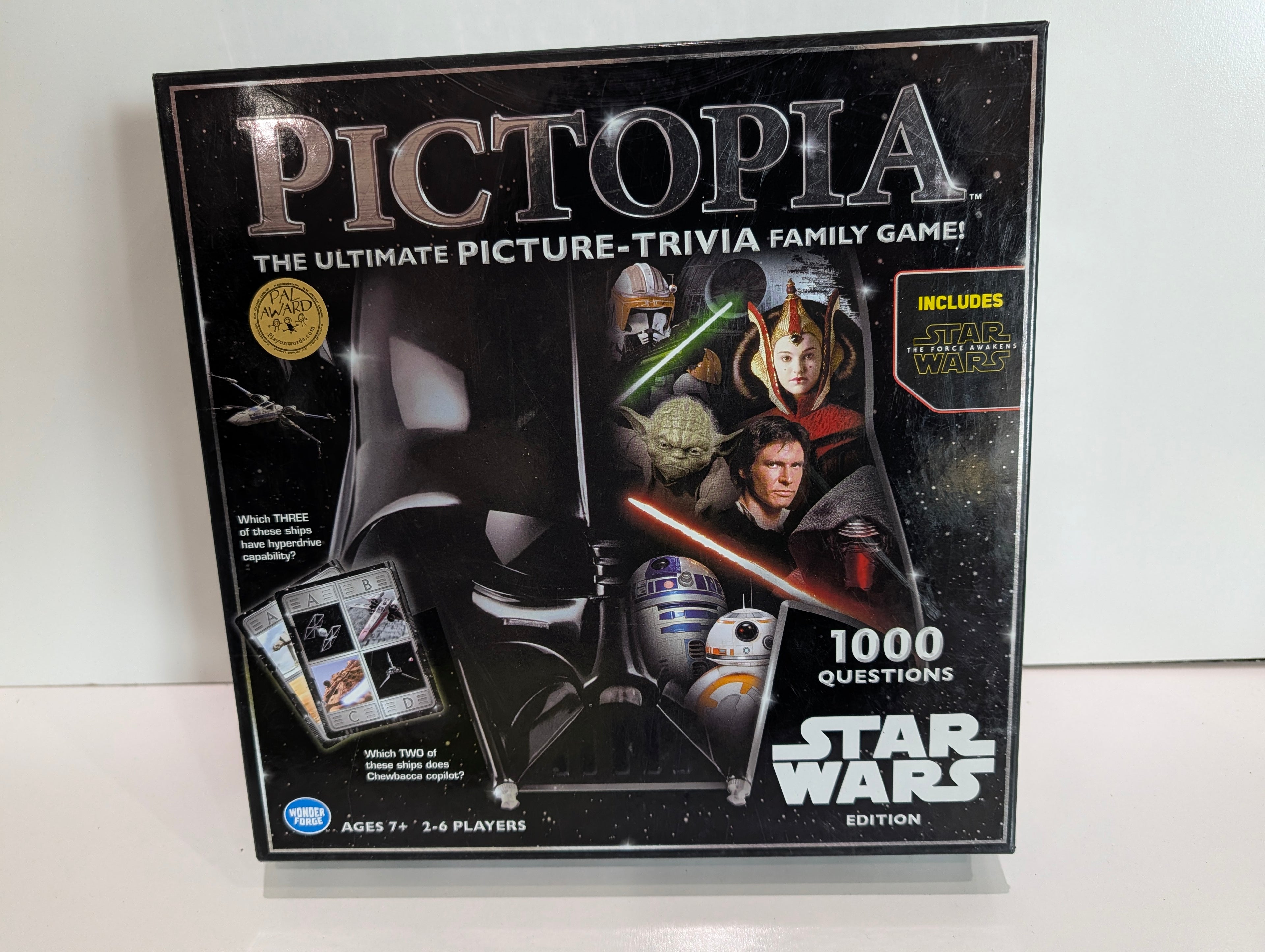Pictopia Star Wars Edition Picture Trivia Family Board Game Wonder Forge