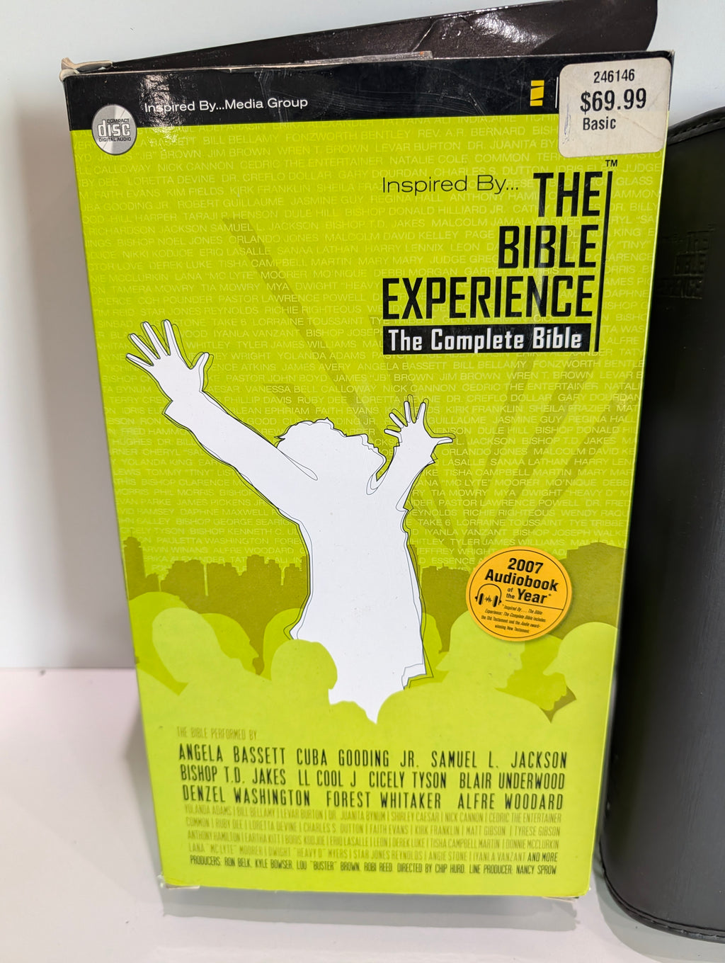 The Bible Experience Complete Bible Audio CD Set 2007 Audiobook Case