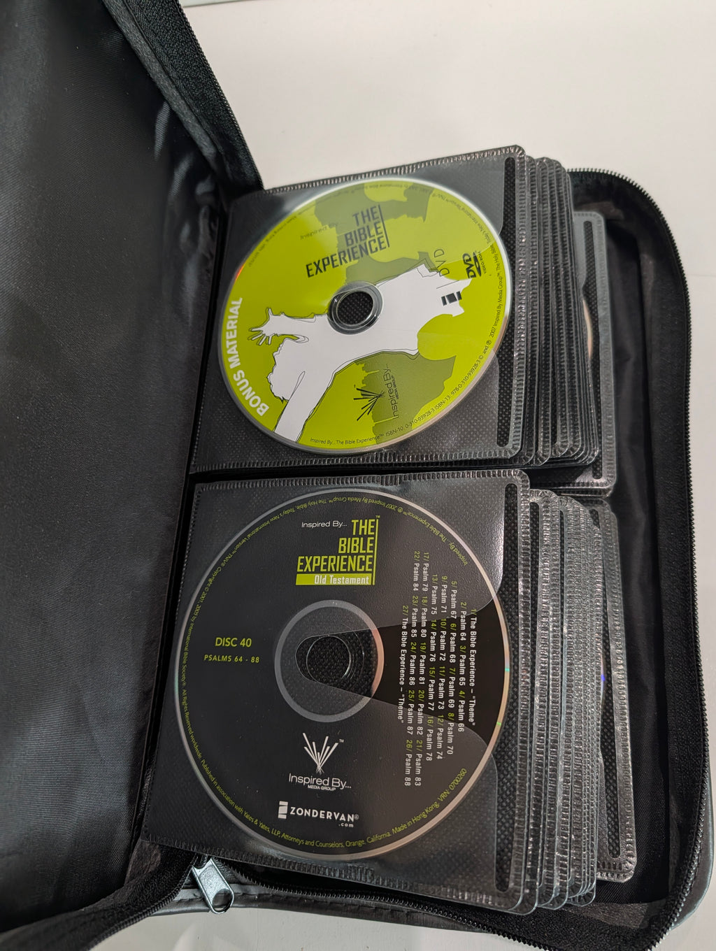 The Bible Experience Complete Bible Audio CD Set 2007 Audiobook Case