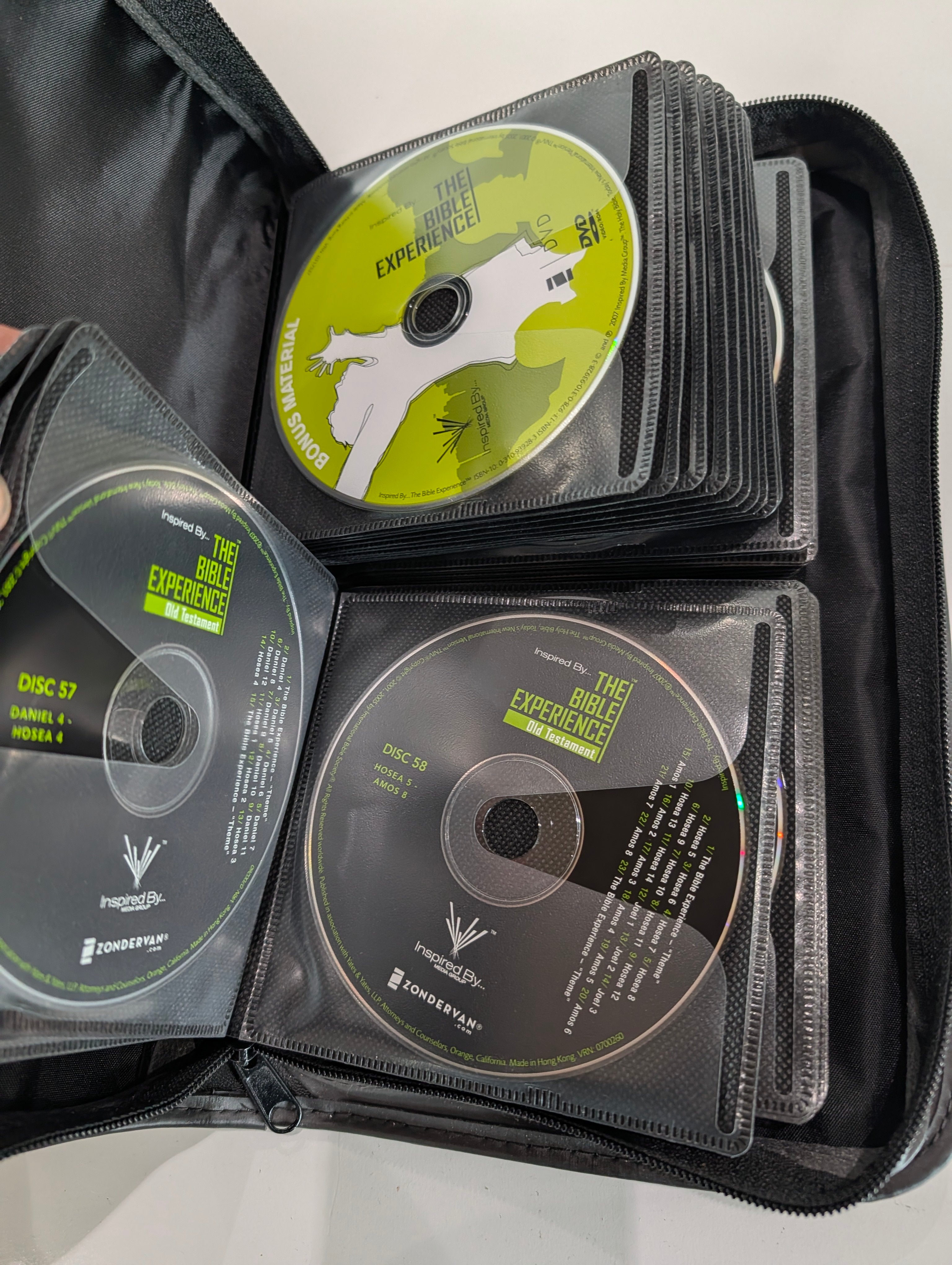 The Bible Experience Complete Bible Audio CD Set 2007 Audiobook Case