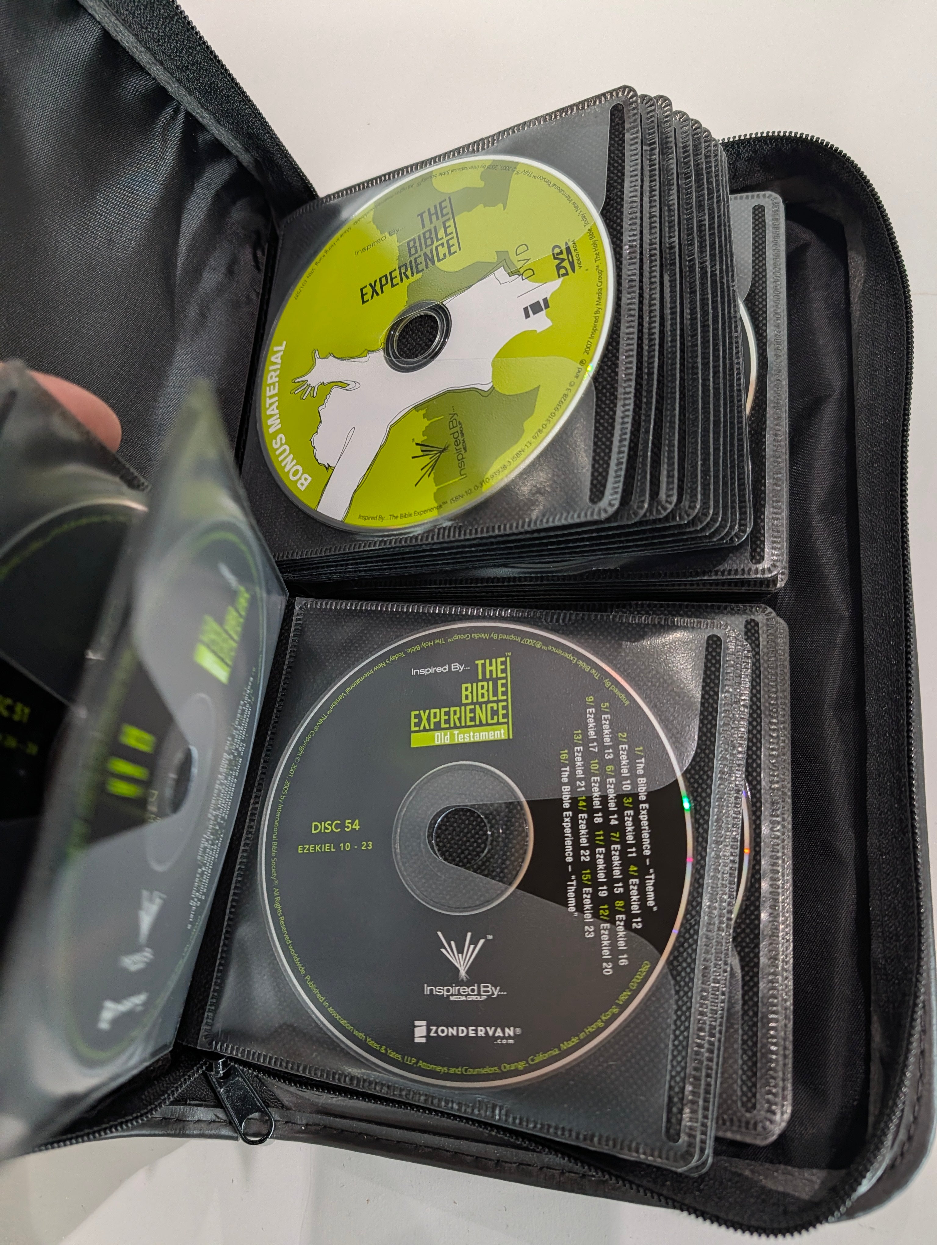 The Bible Experience Complete Bible Audio CD Set 2007 Audiobook Case