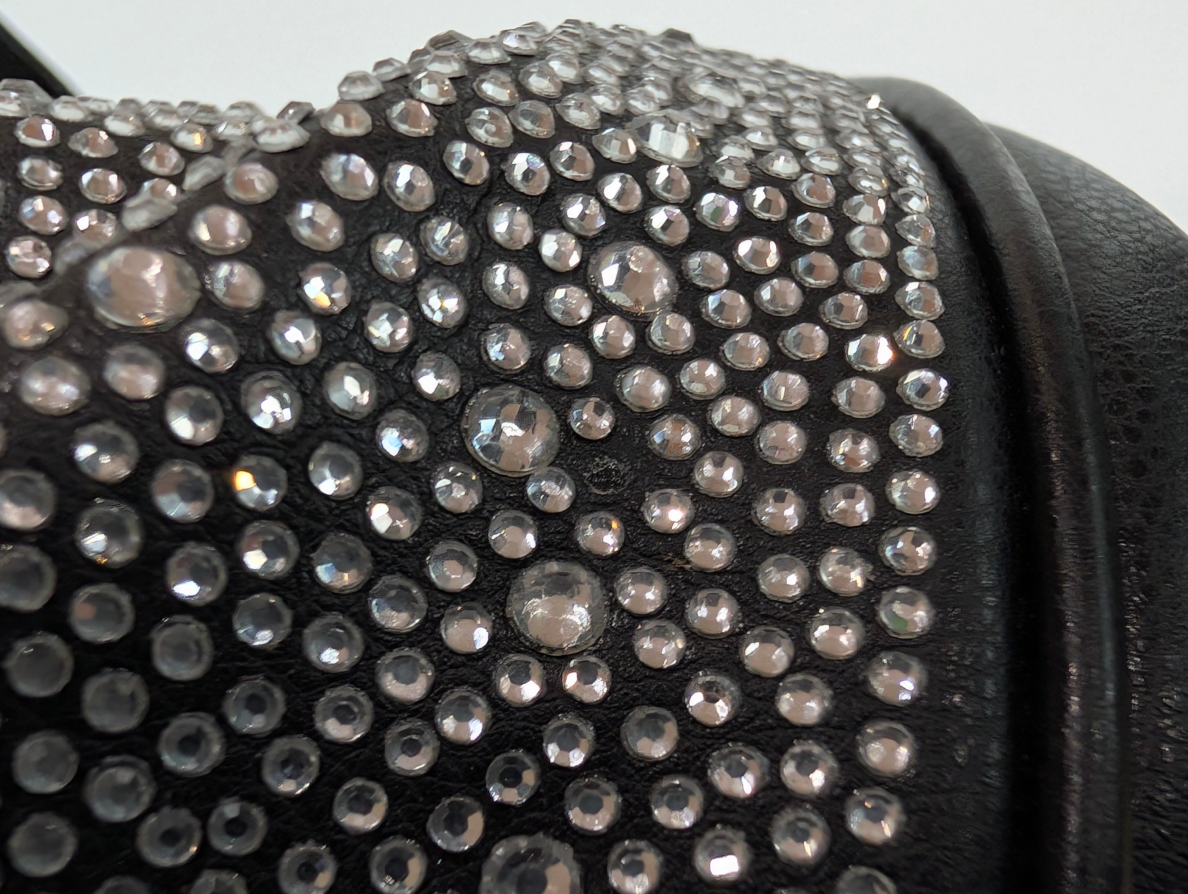 Wild Fable Rhinestone Studded Triangle Shoulder Bag Black
