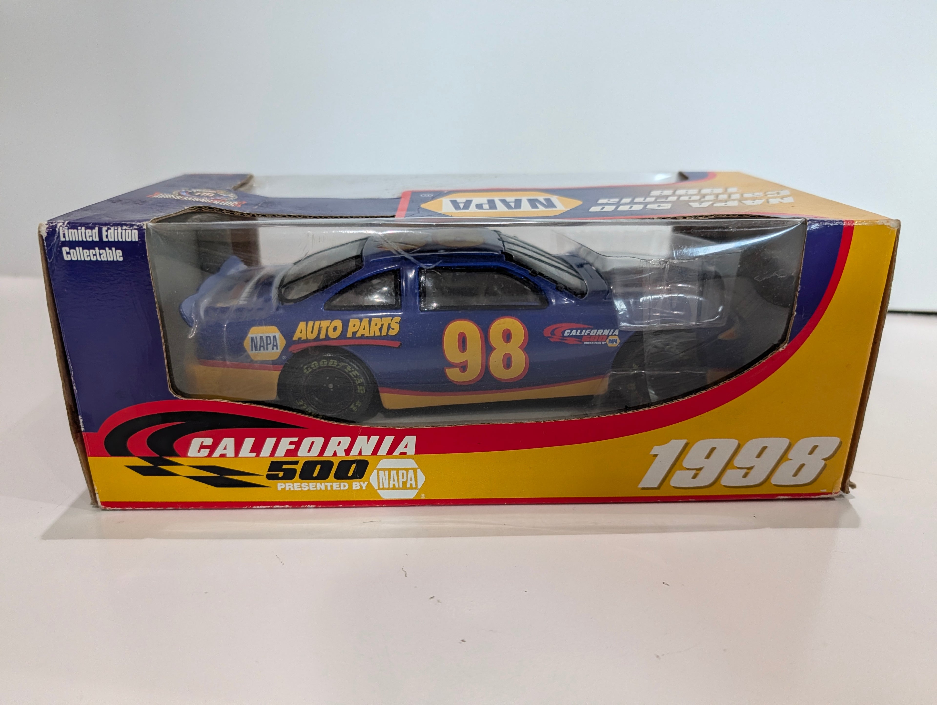 1998 NAPA California 500 Pontiac #98 1:24 Scale NASCAR Diecast Limited Edition