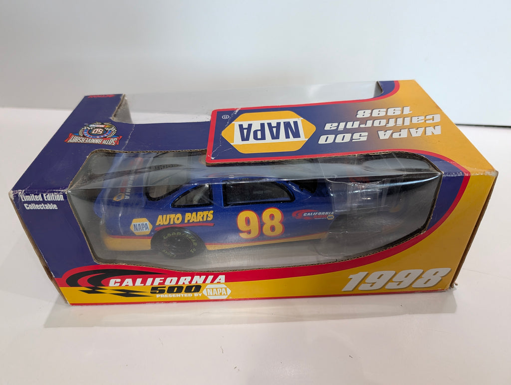 1998 NAPA California 500 Pontiac #98 1:24 Scale NASCAR Diecast Limited Edition