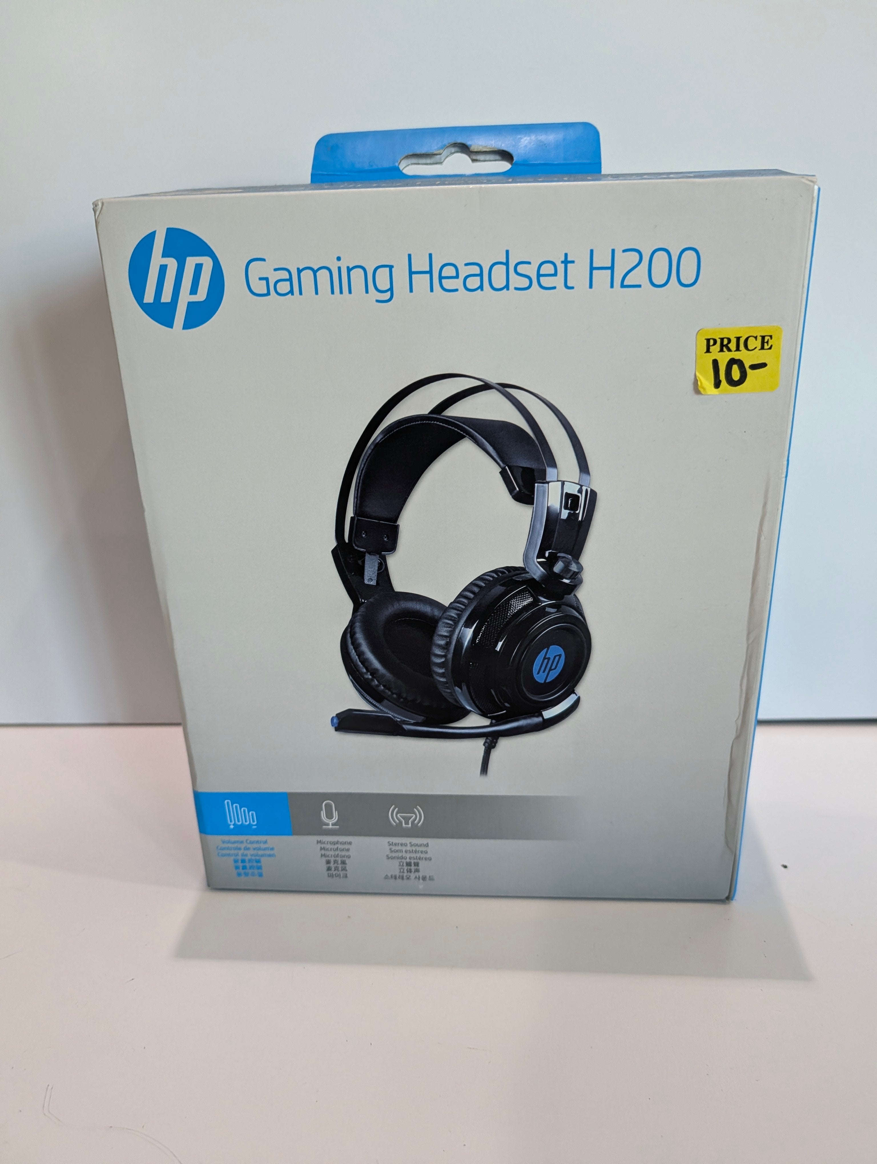 HP Gaming Headset H200 Wired Stereo Headphones With Mic Black PC Console
